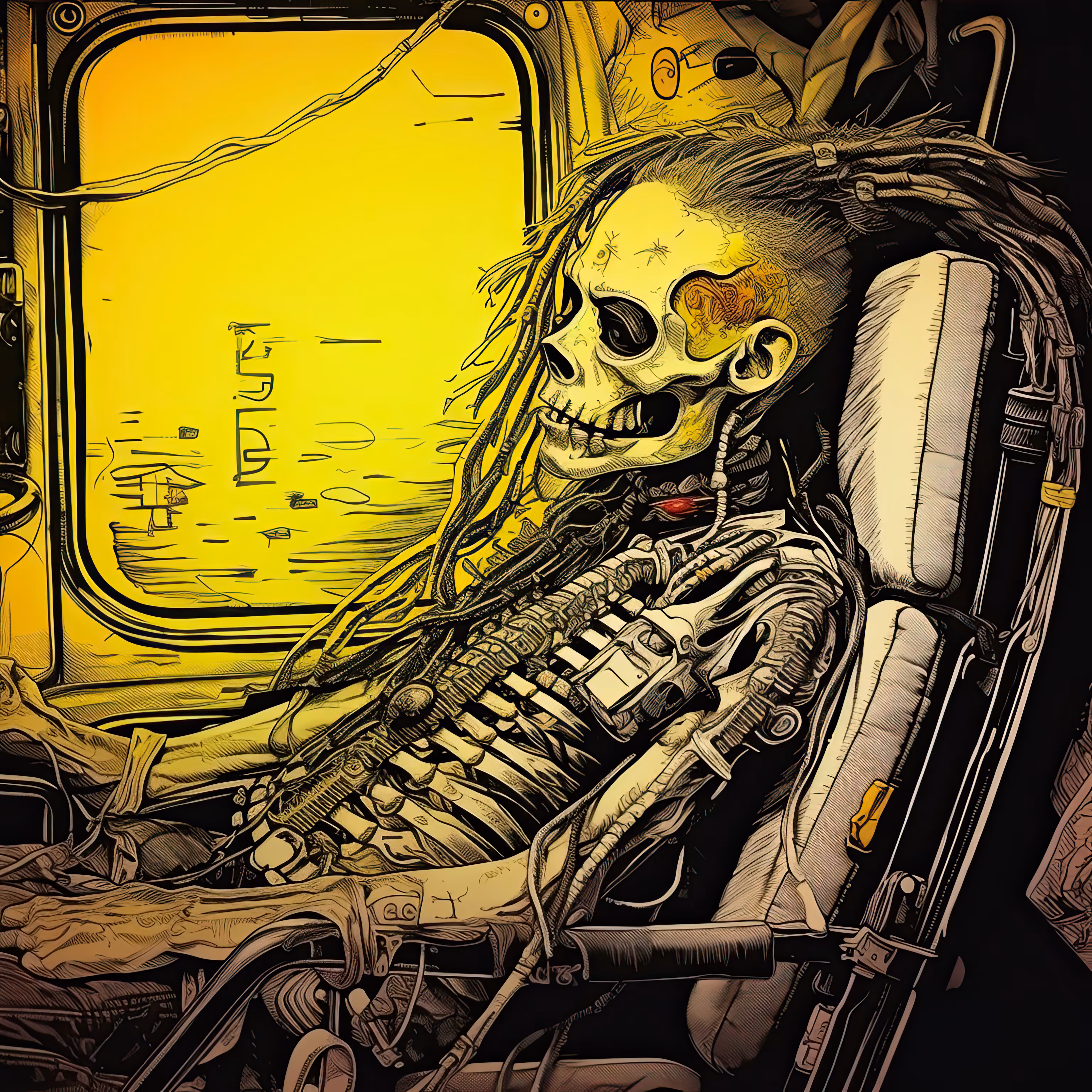 Lounging in an Ambulance