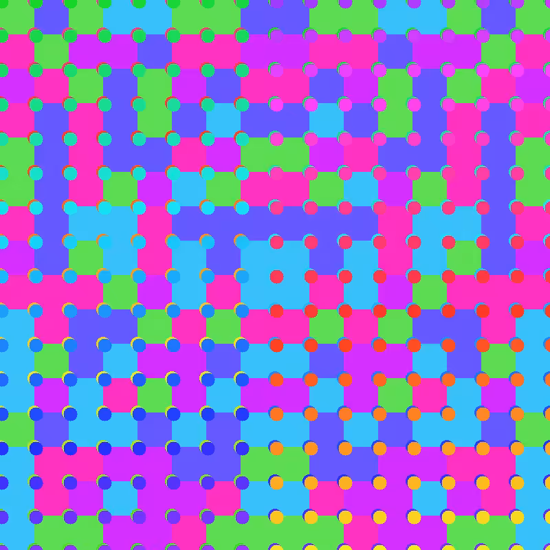 Squares and dots #9