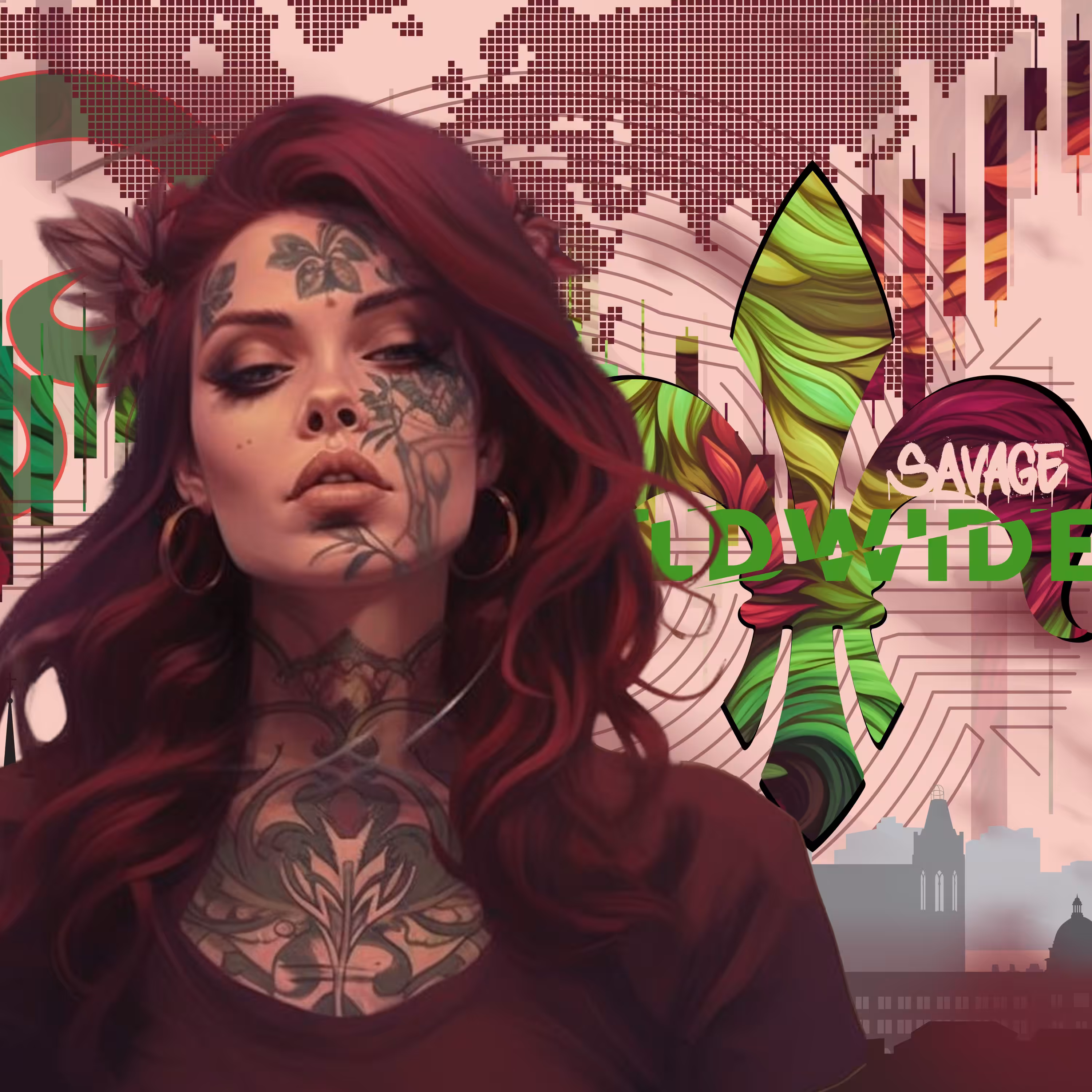 Savage NOLA (Burgundy Barbie )