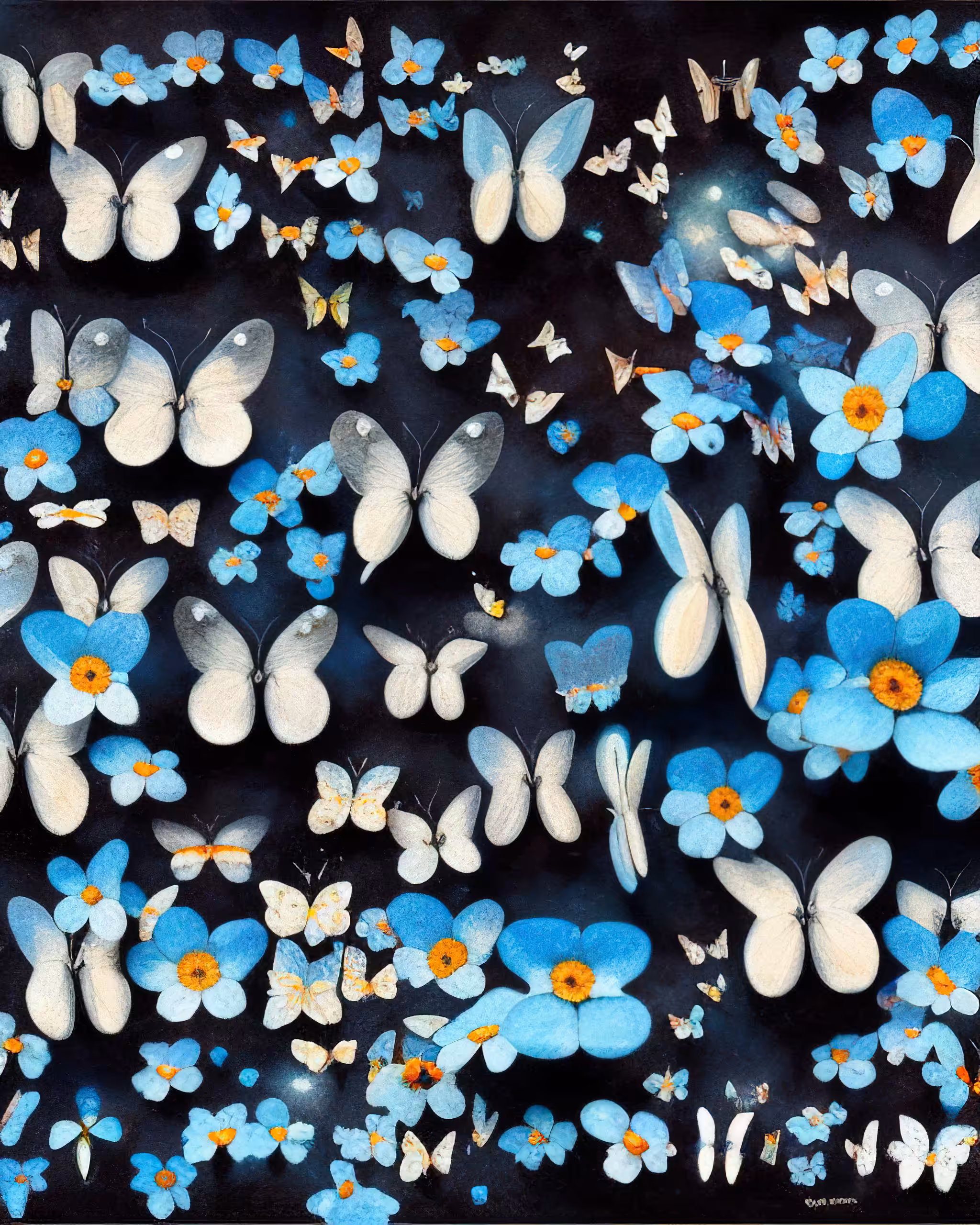 Forget-me-butterfles