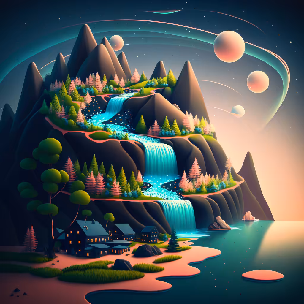 Fantasy landscape 1