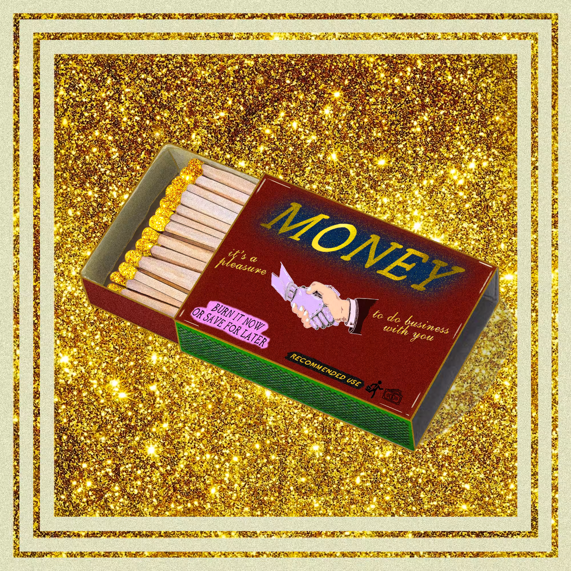 MONEY BOX OF MATCHES