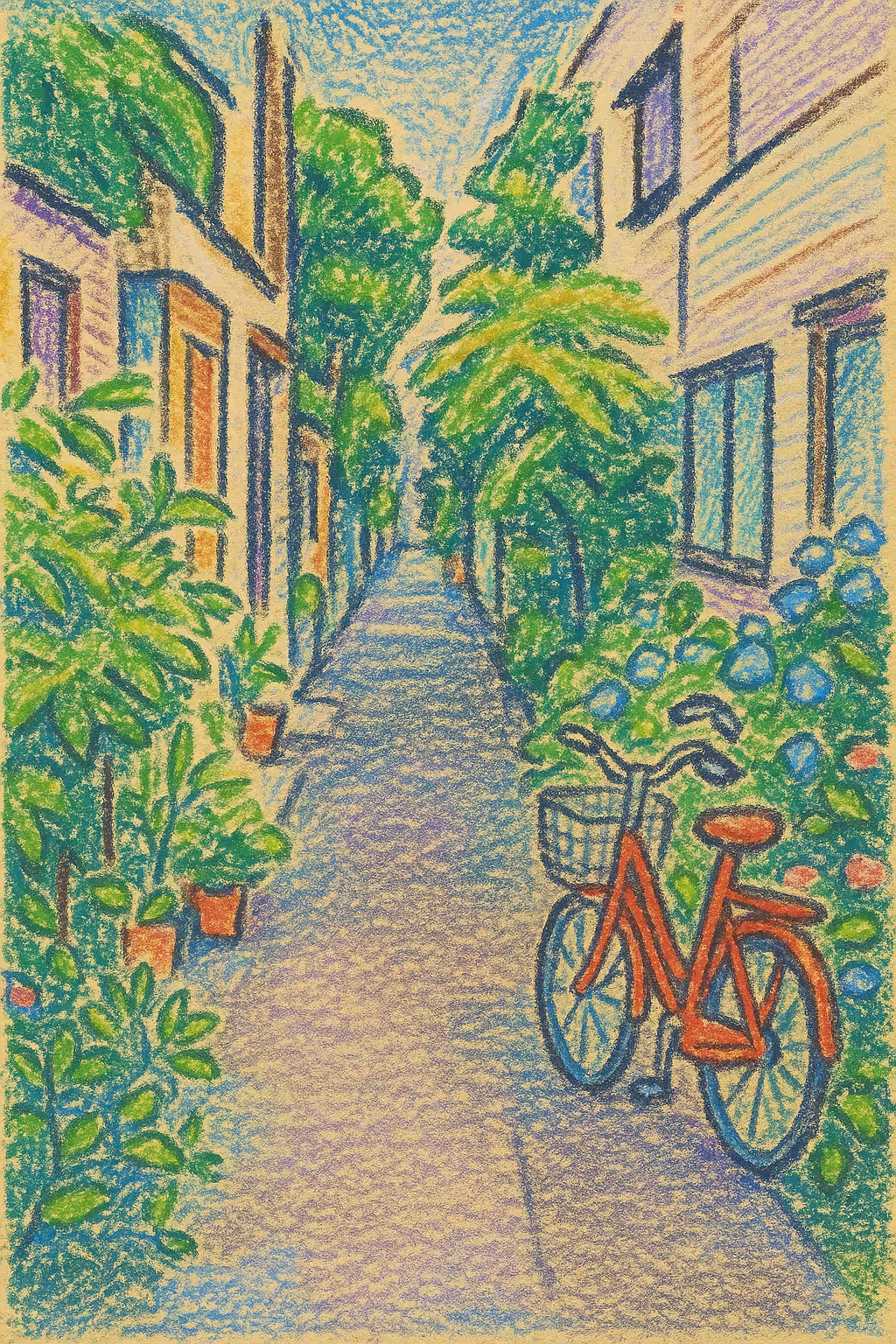 red bike
