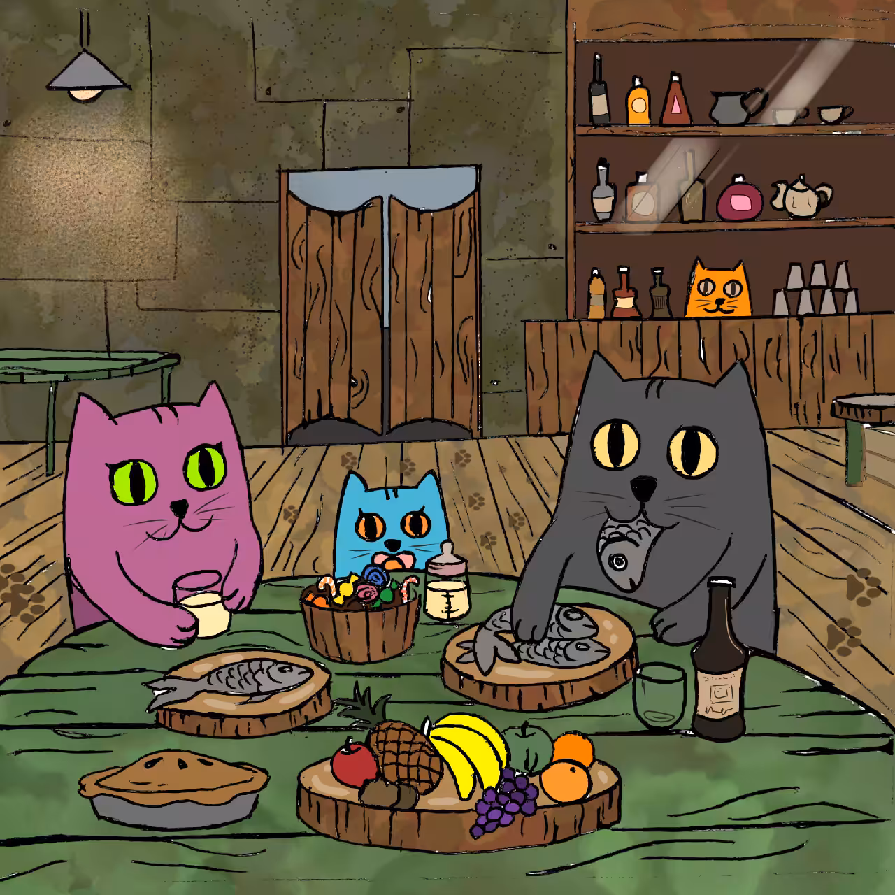 Cat cafe
