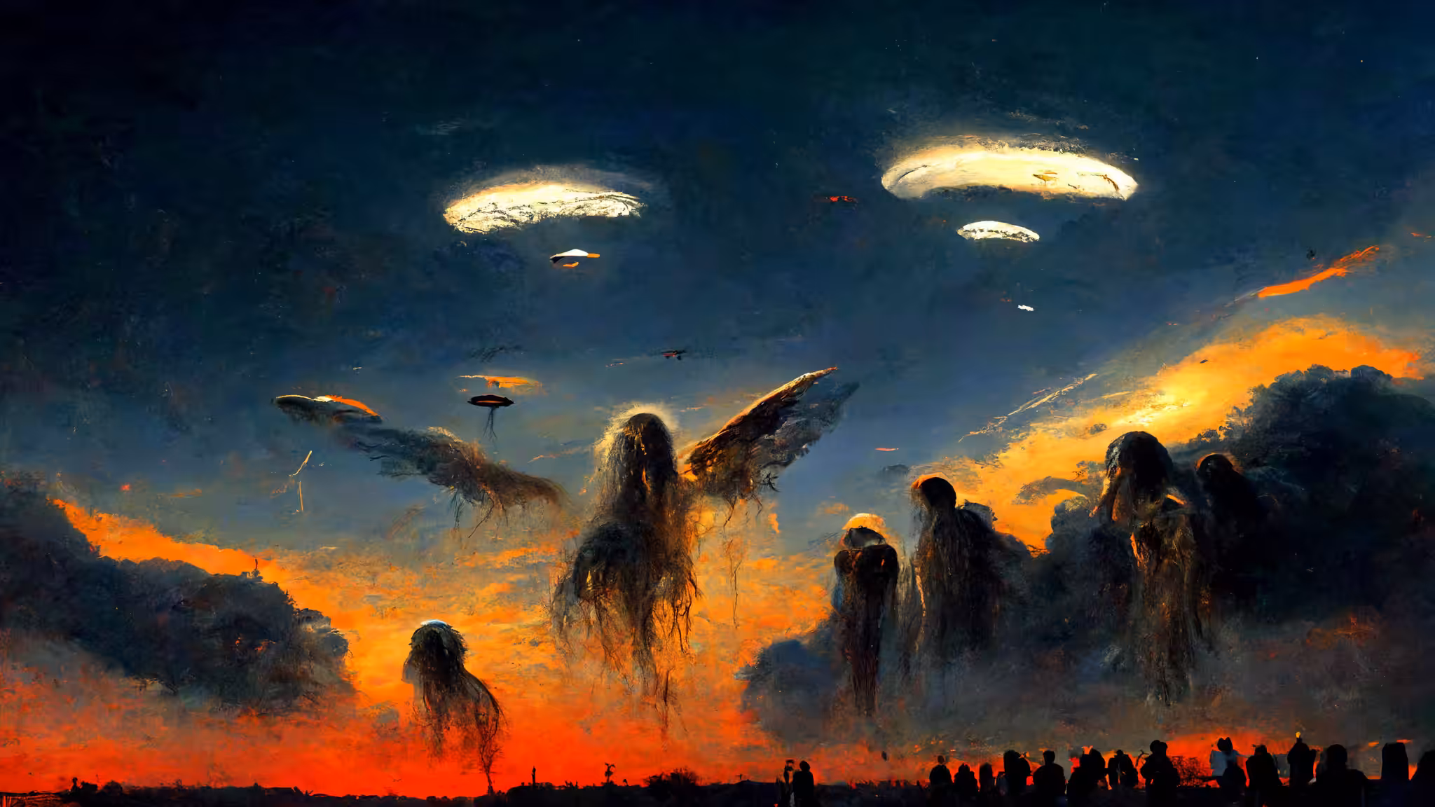 Landscapes of an invasion #1 - the angels leave us alone