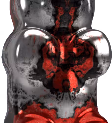 Rorschach Trip Gummy Bear #038