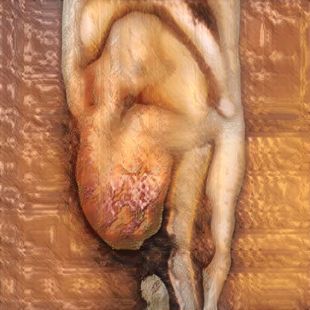 AI Generated Nude Portrait #7 Frame #133