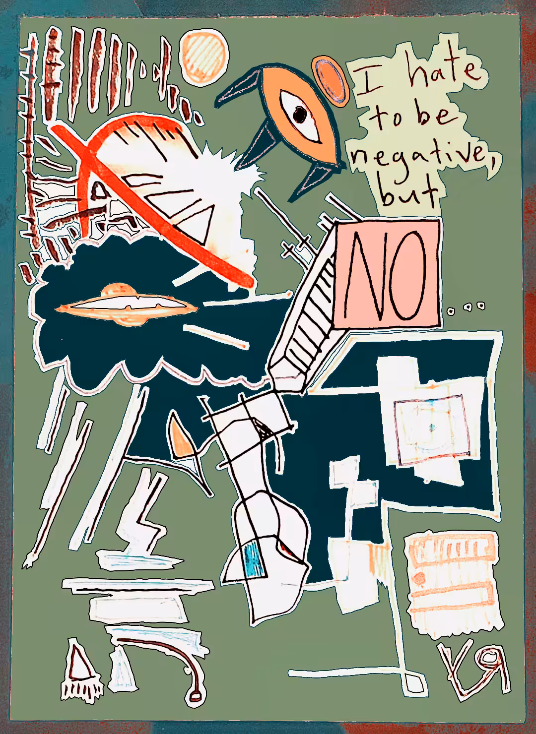 "I Hate to Be Negative (Muted Vers.)" by Richard F. Yates (Holy Fool)