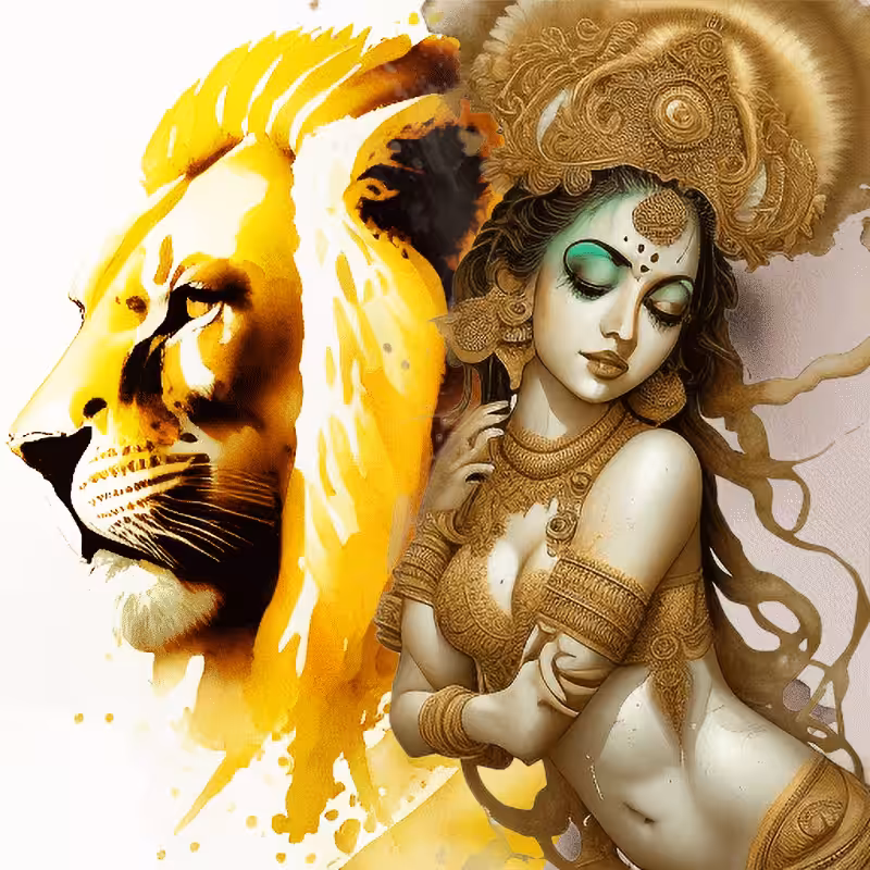 Rati and Lion #2
