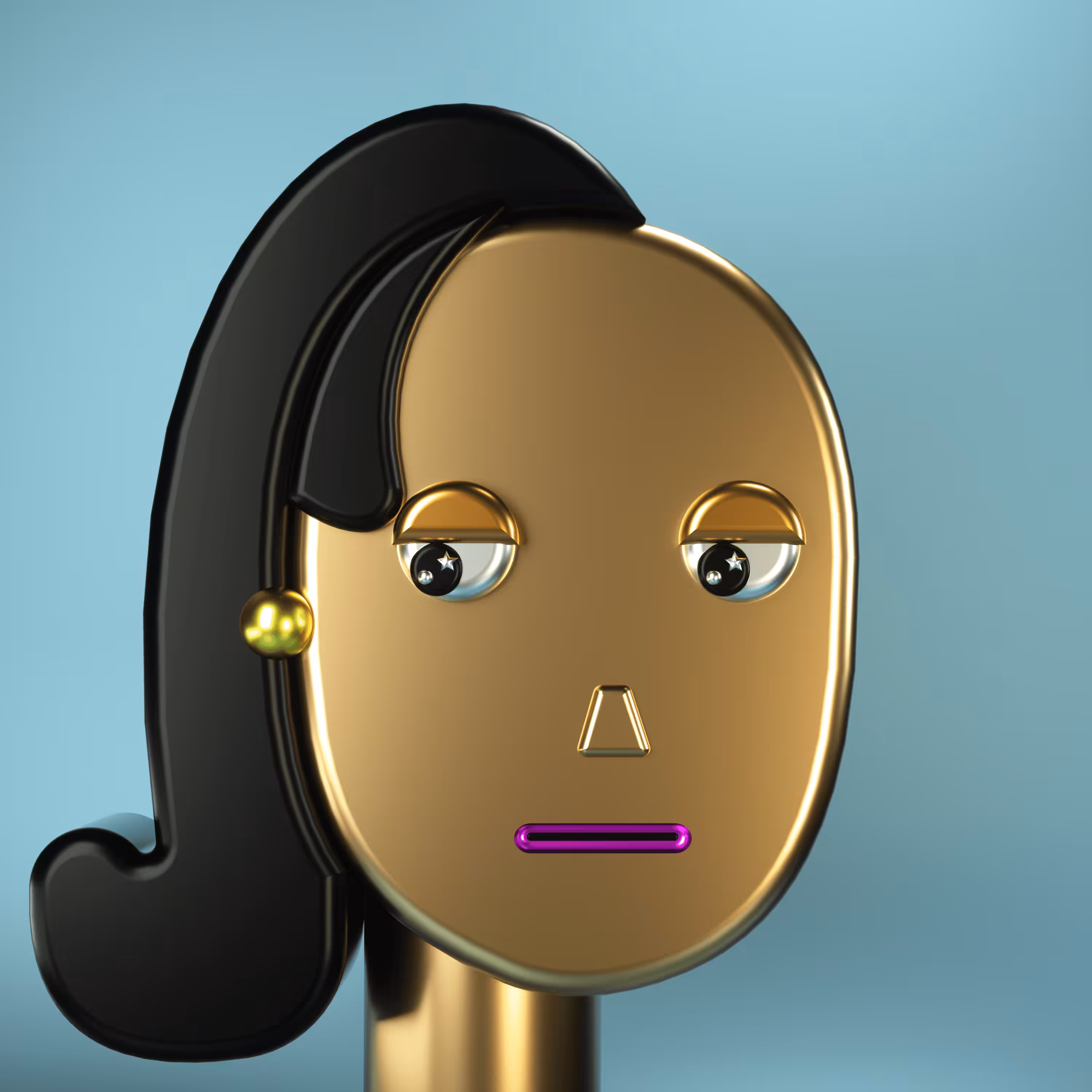 3D Chrome Punk #0466