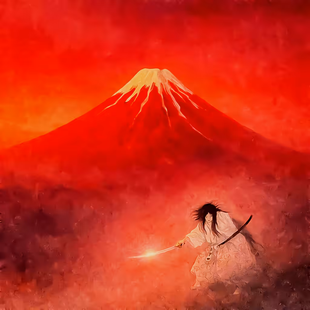 Simple Fuji Art: Blade of Resolve