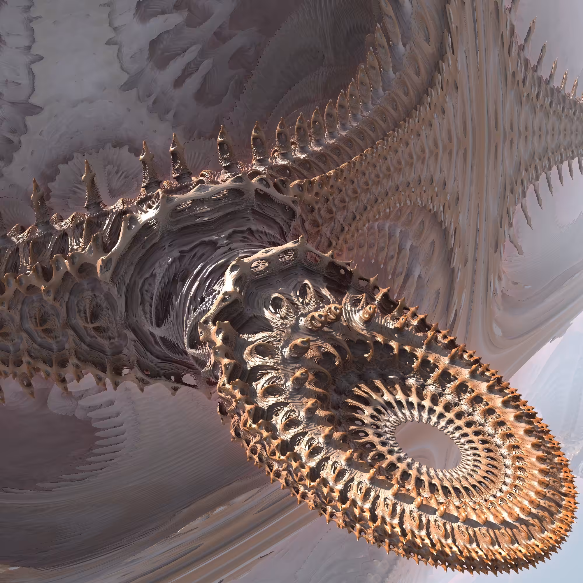 Series "Biomechanical fractal structure". #001
