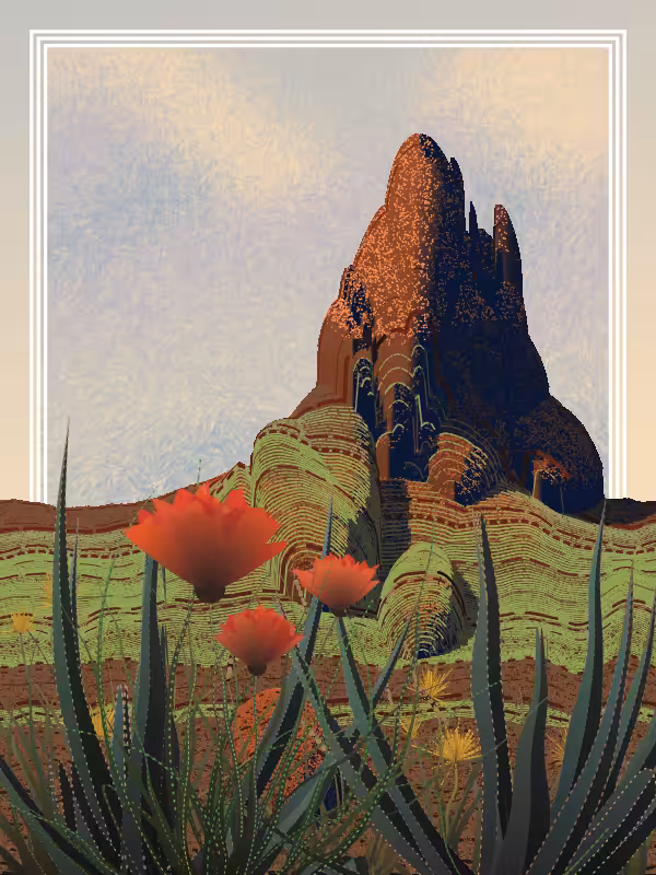 Desert Sun Rising #55