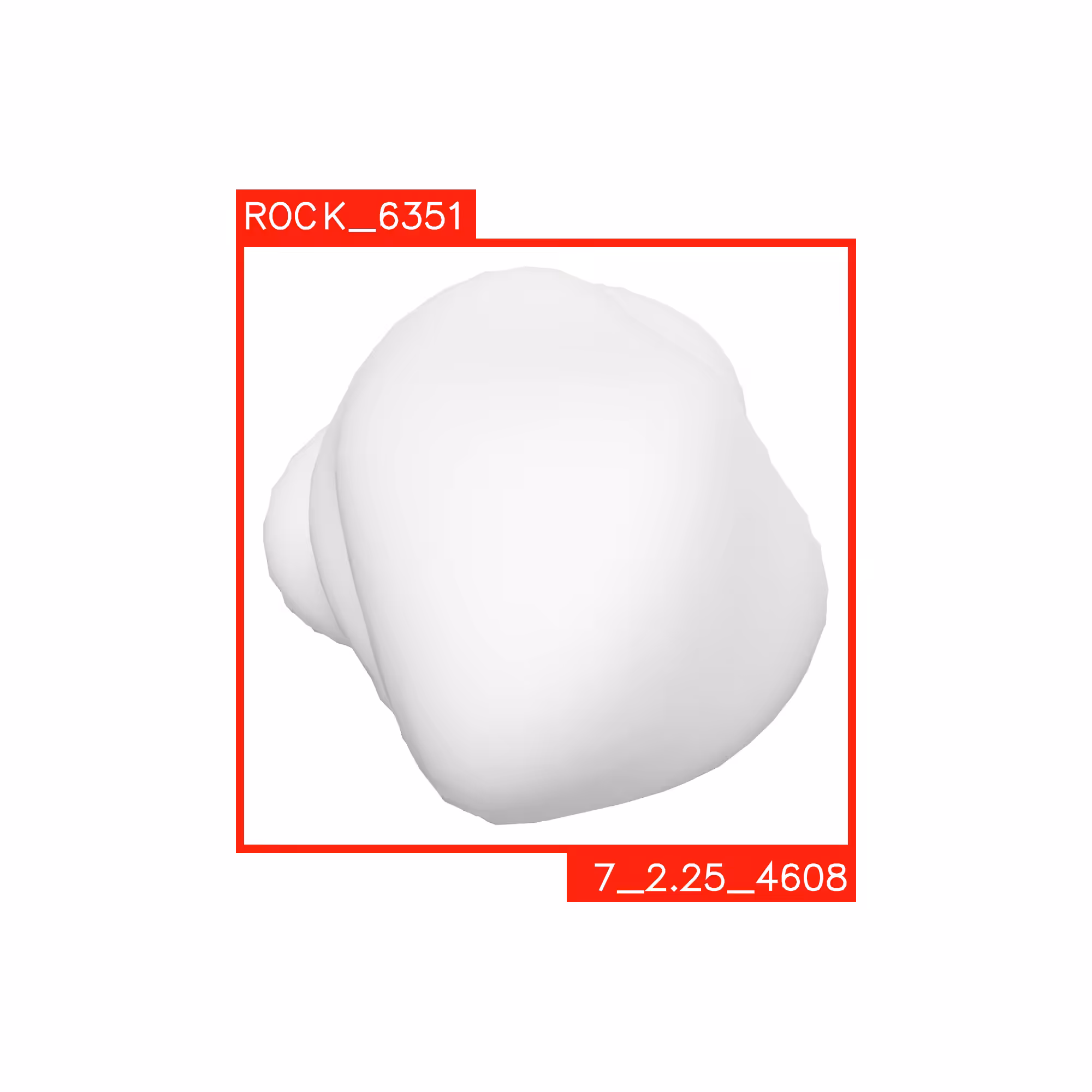 UNSHADED ROCKS: ROCK 6351