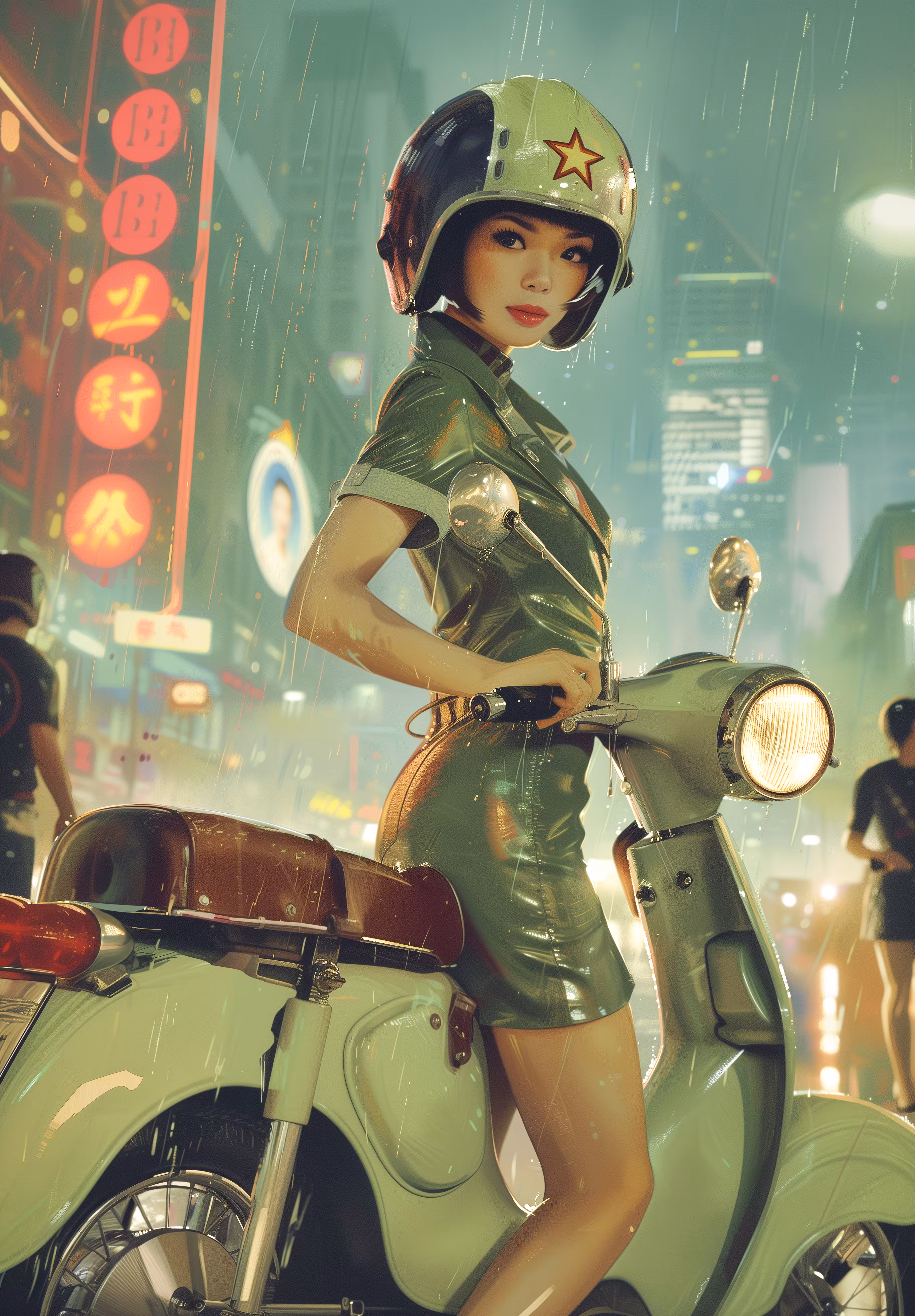 Military girl in Imaginary Saigon poster #3