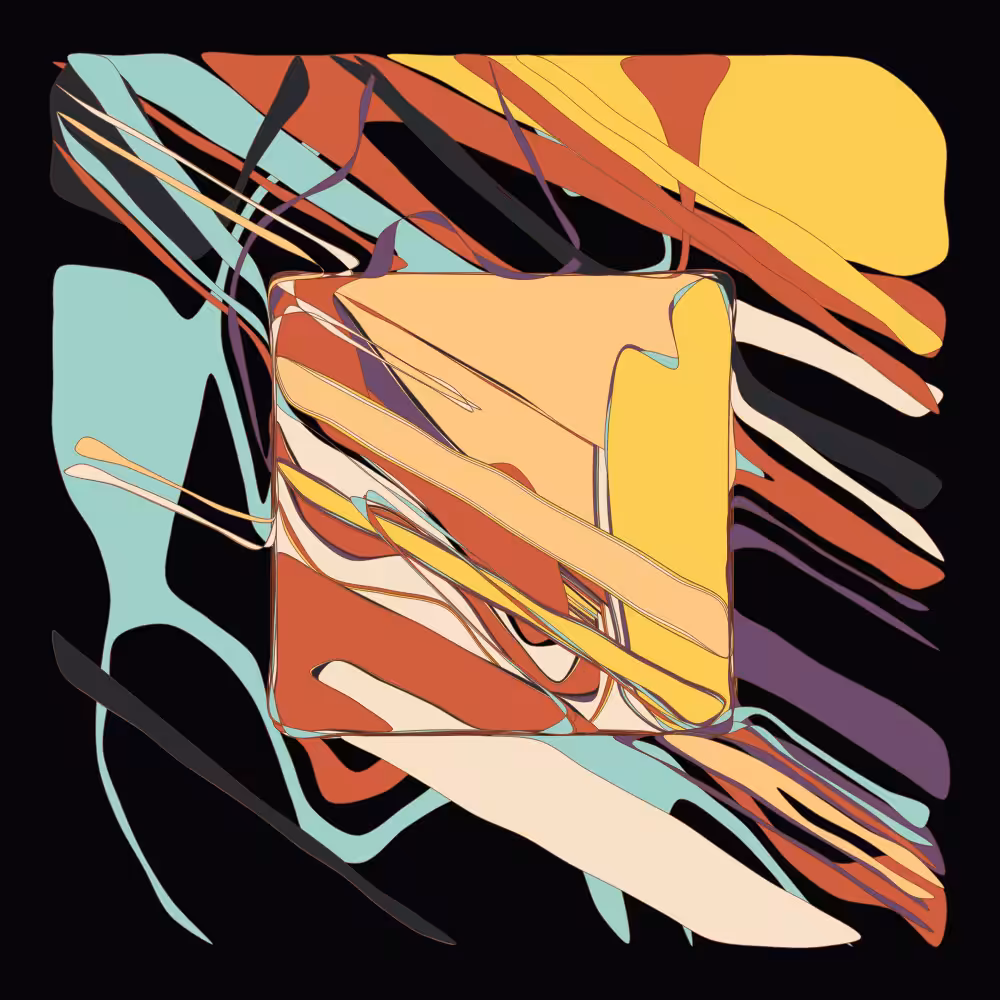 Geometric colorful shapes 3 #243