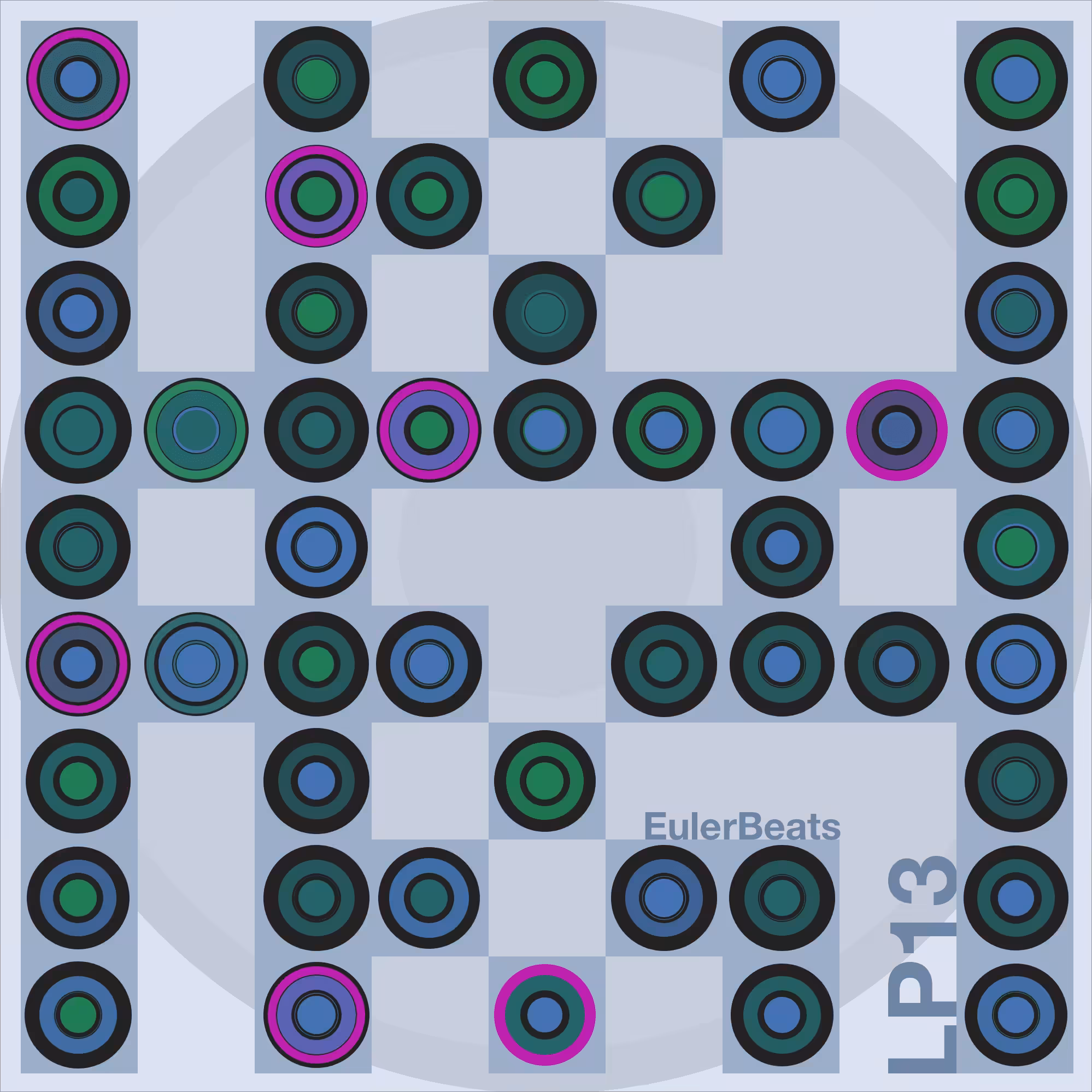 Eulerbeats LP13 Generative Cover Art: #47