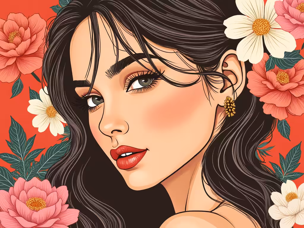 Flower woman