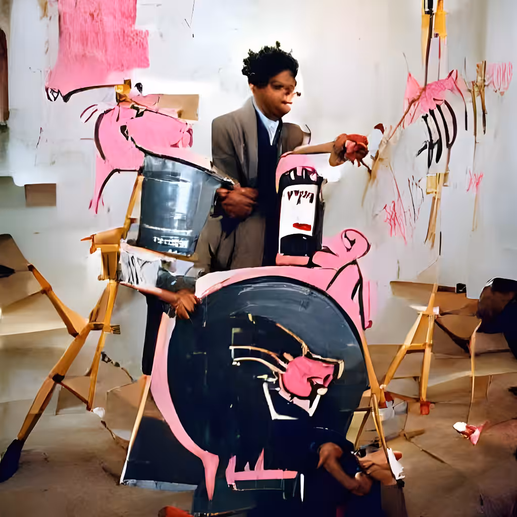 Basquiat jazz drummer