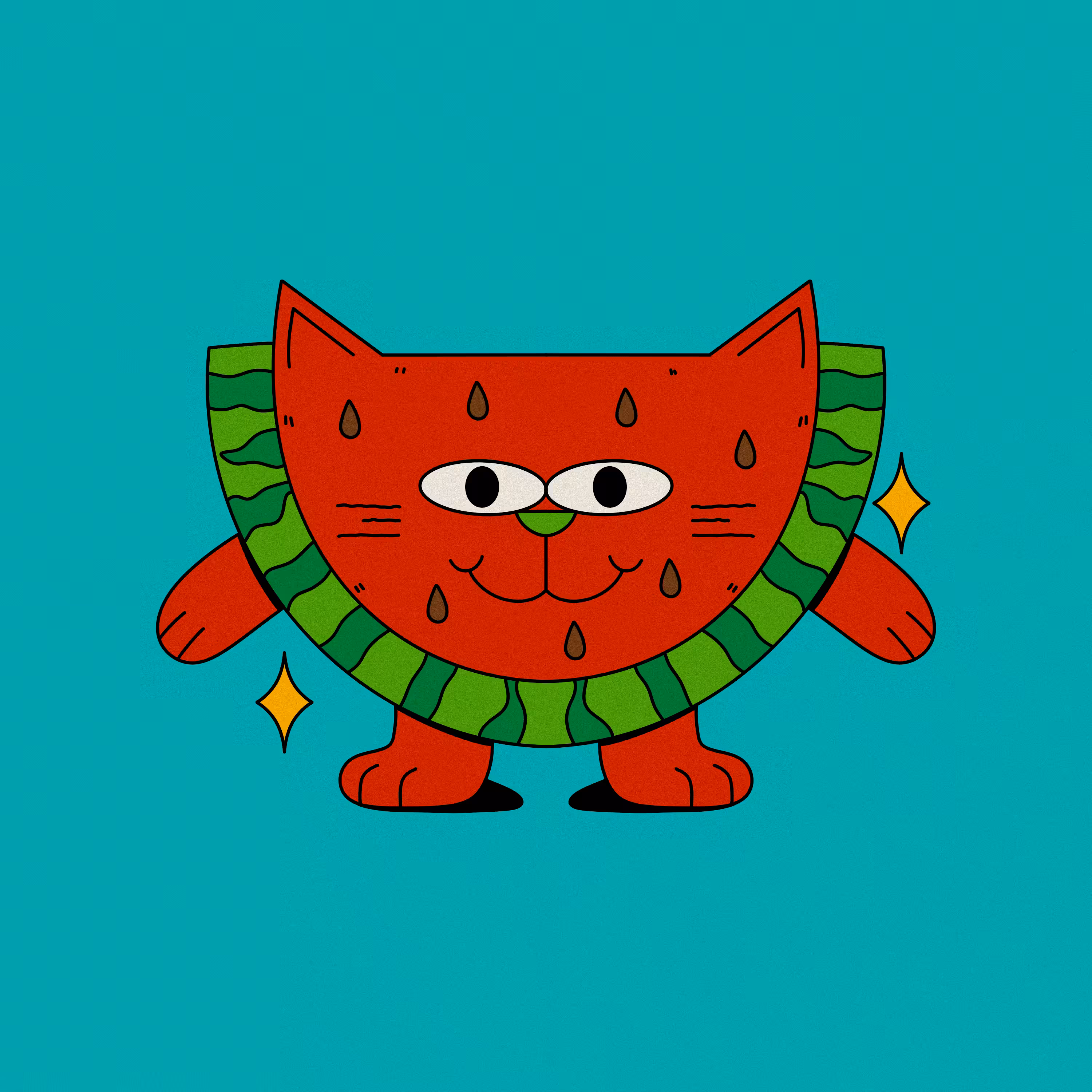 Weird Cat 1/1: Weird cat - Meowlon