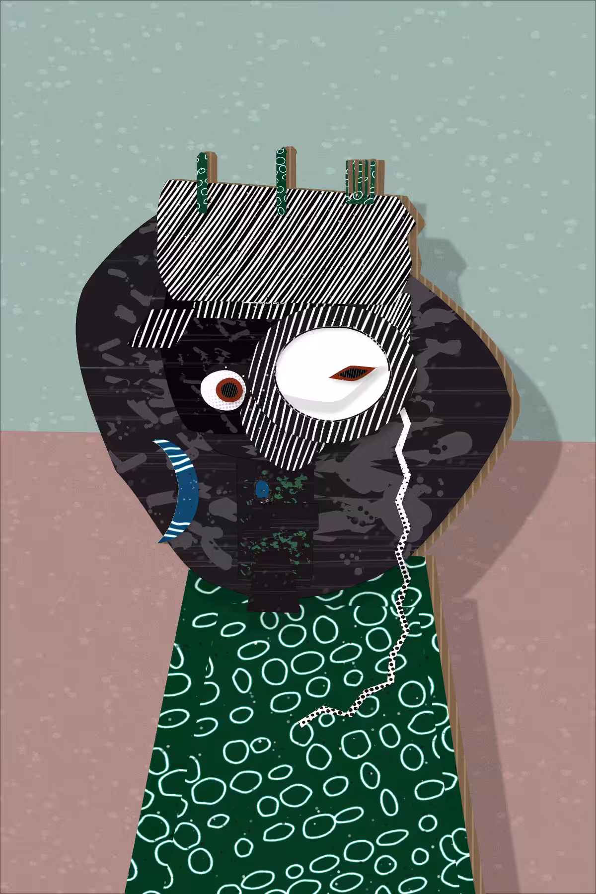 Paper People: Preview Studies: Paper People: Study 050