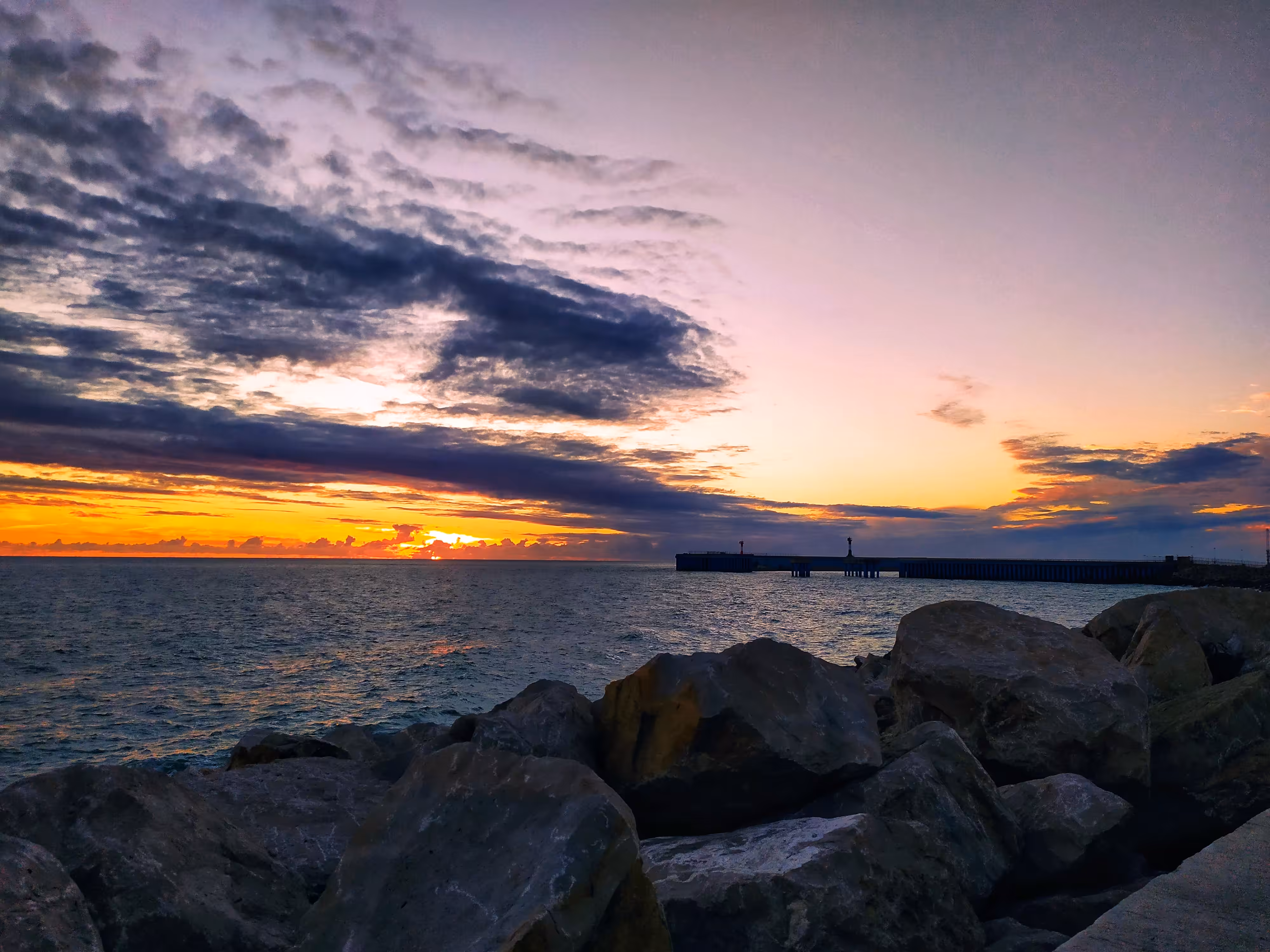 Alone with nature: An incomparable sunset