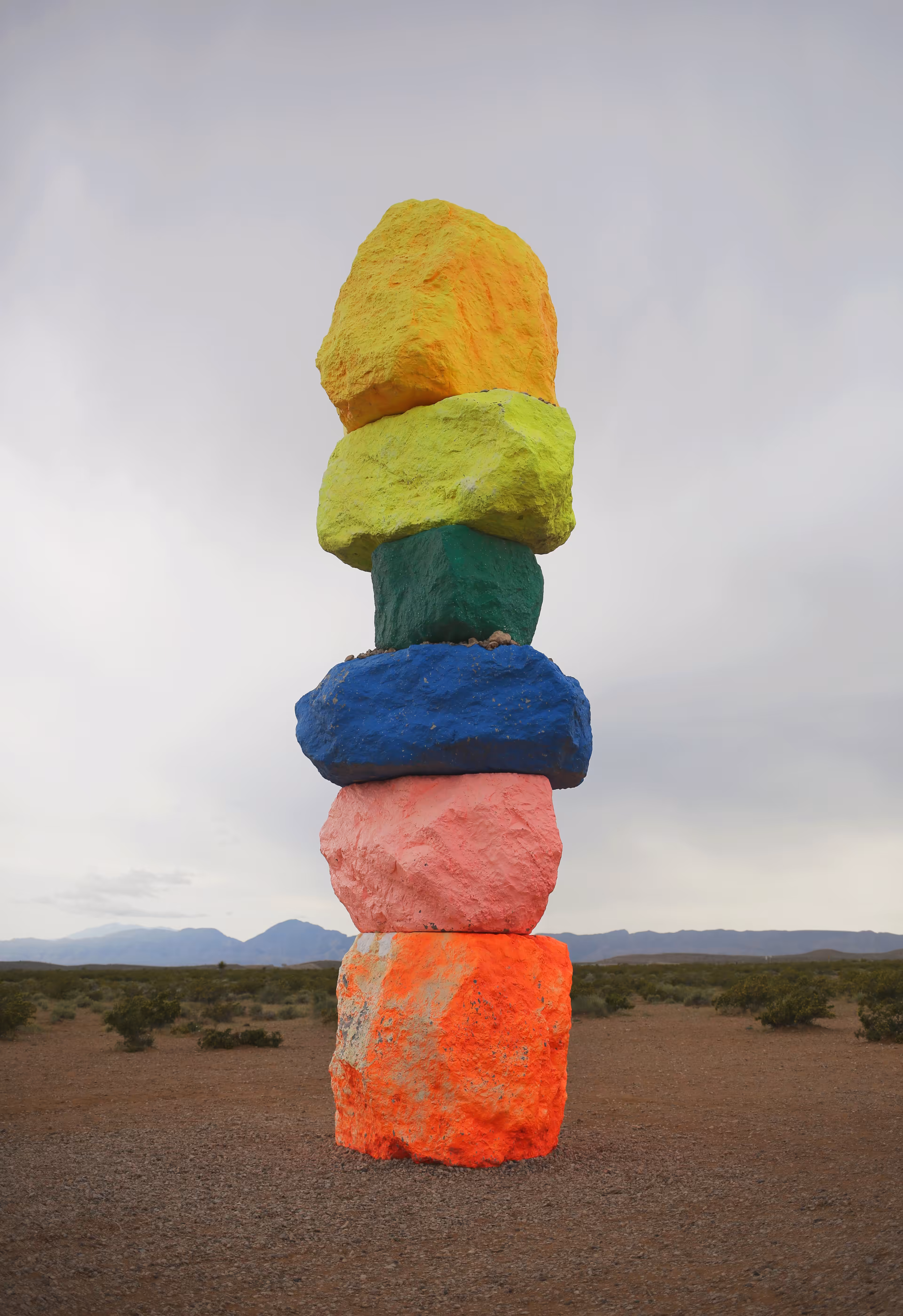 Rainbow in the desert 