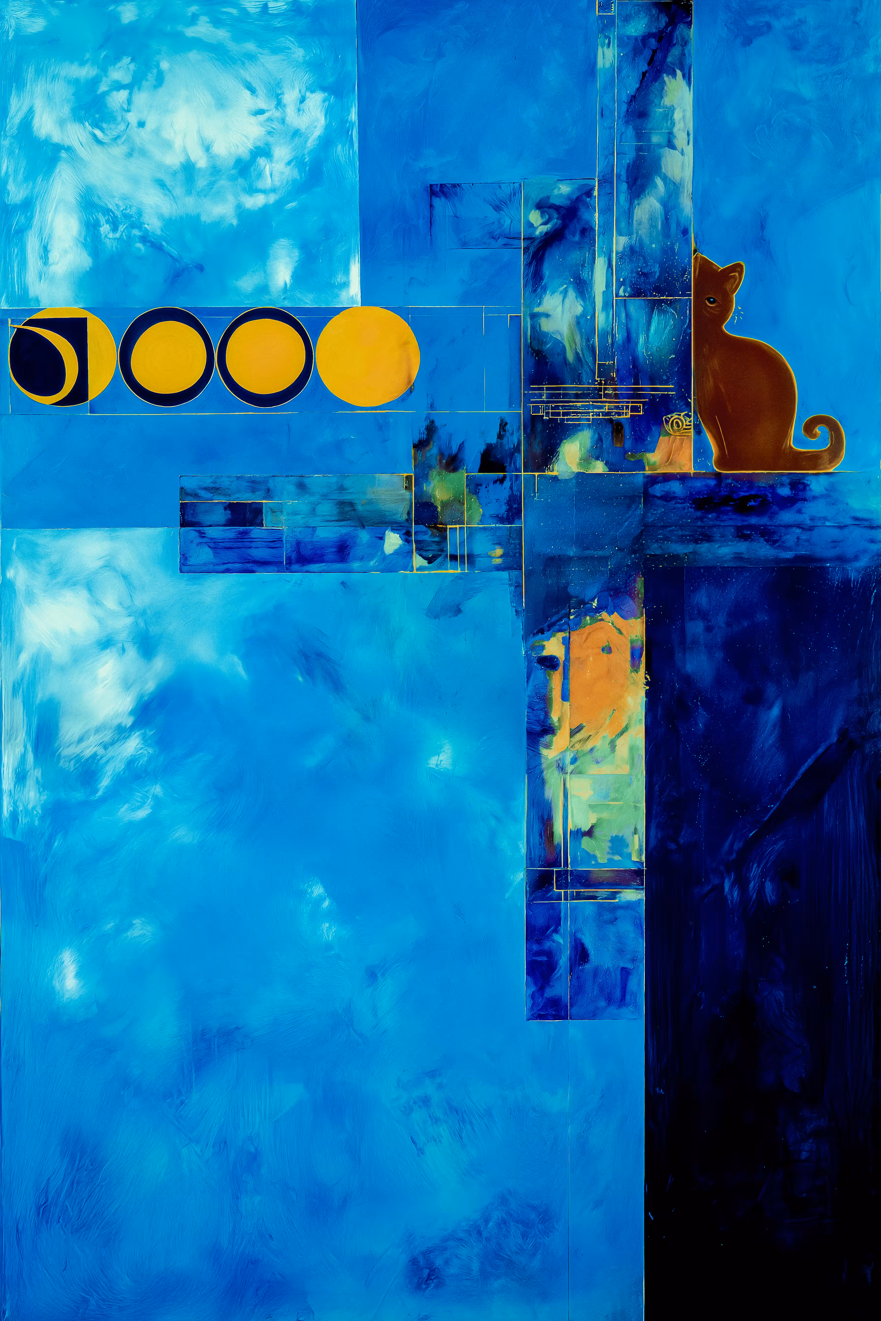 The Azure Night of the Cat
