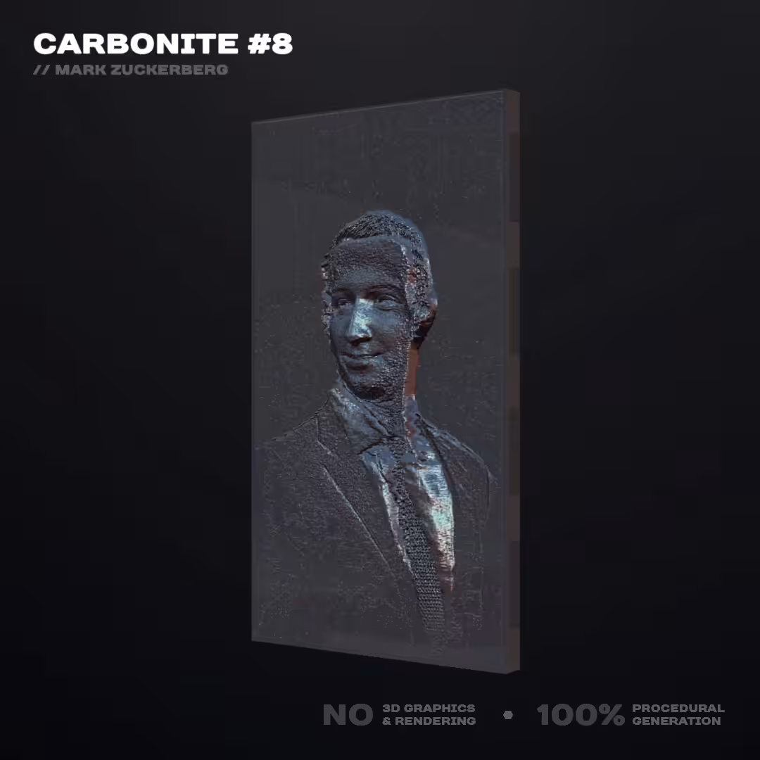 Carbonite #8 - Mark Zuckerberg // Procedural Generation