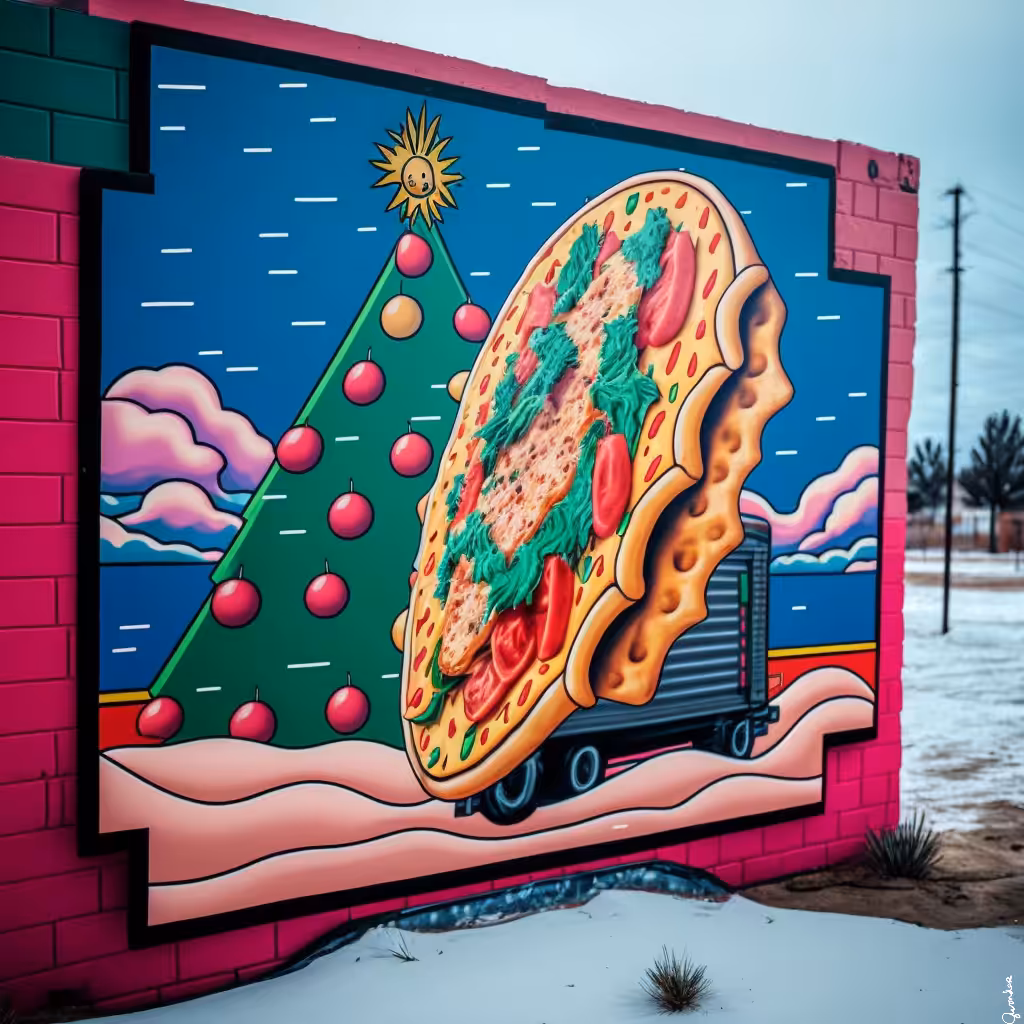 classic pizza xmas