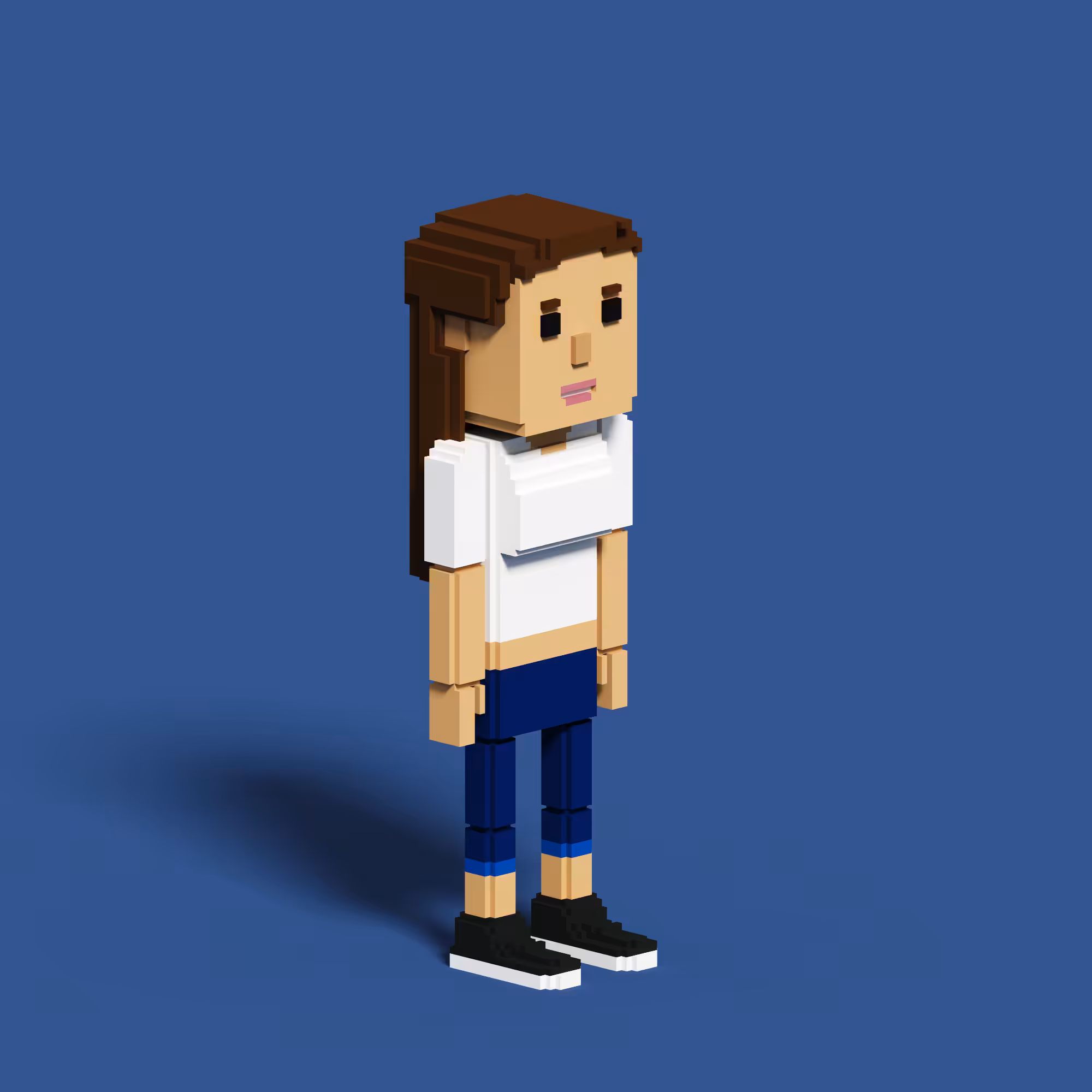 voxel woman