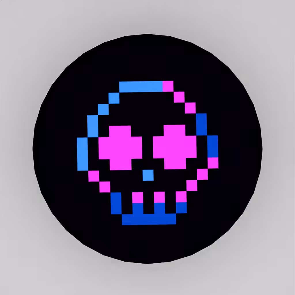 Everywhere Skull Badge 