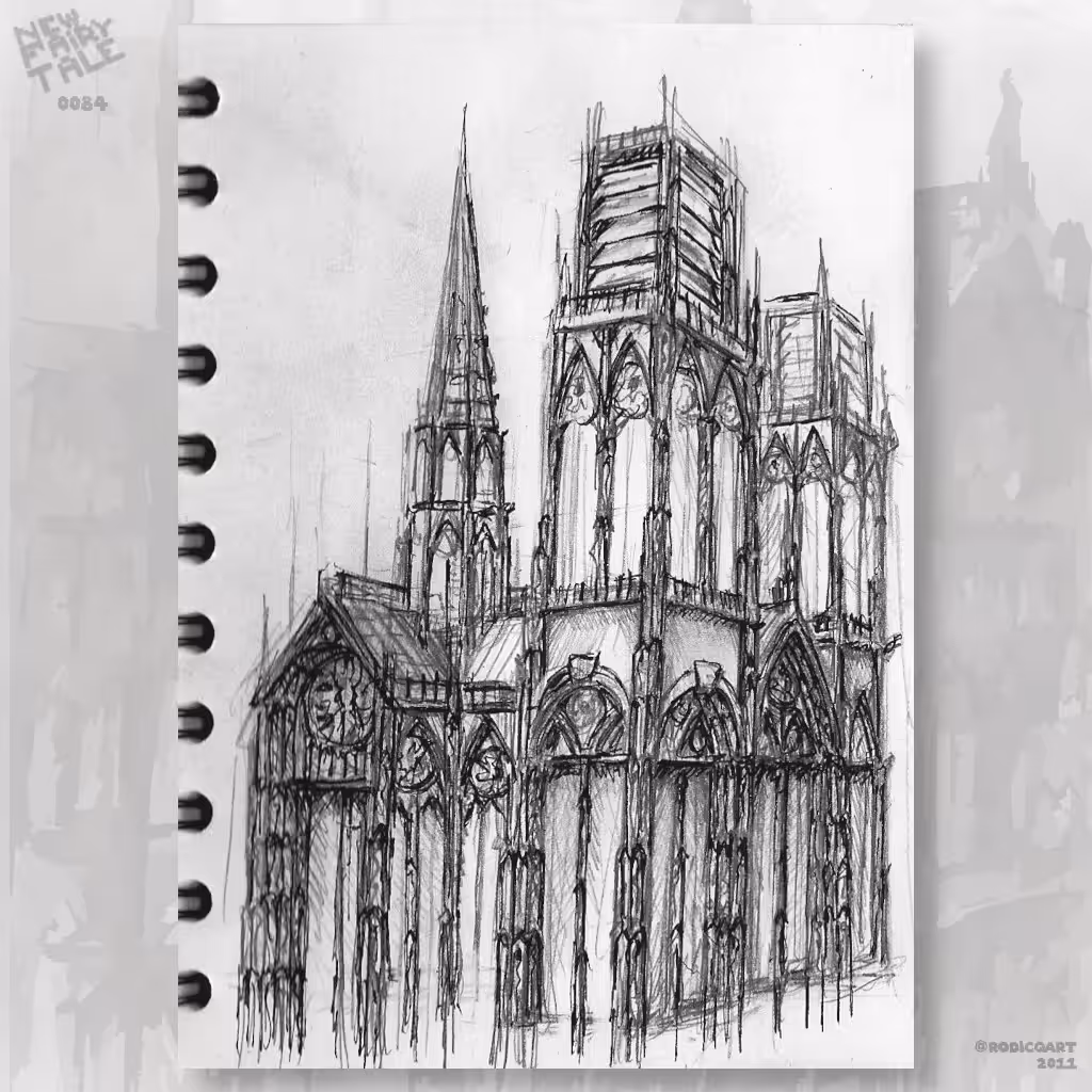 Cathedral in Sketchbook 0084