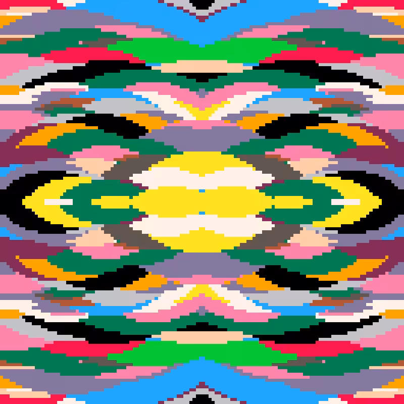 Rapid Psychedelic Inkblot Test Generator #78
