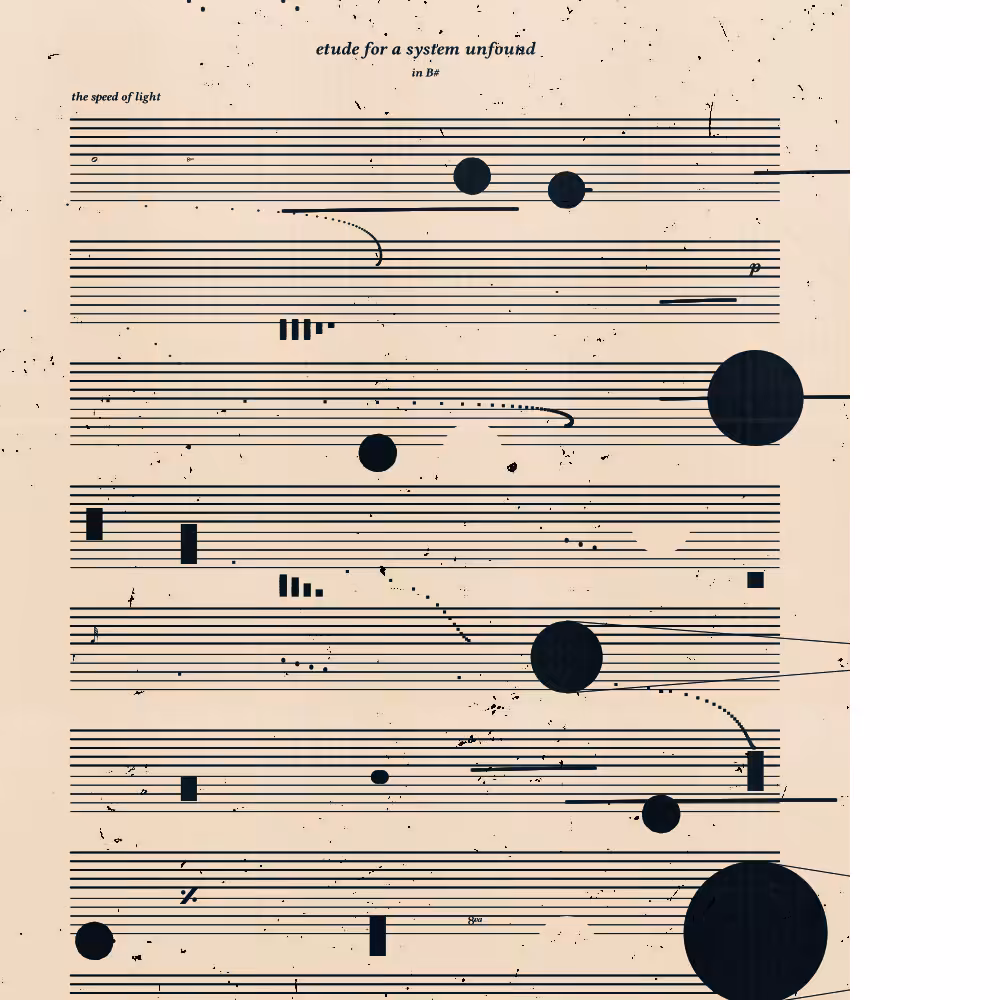 etude for a system unfound #211