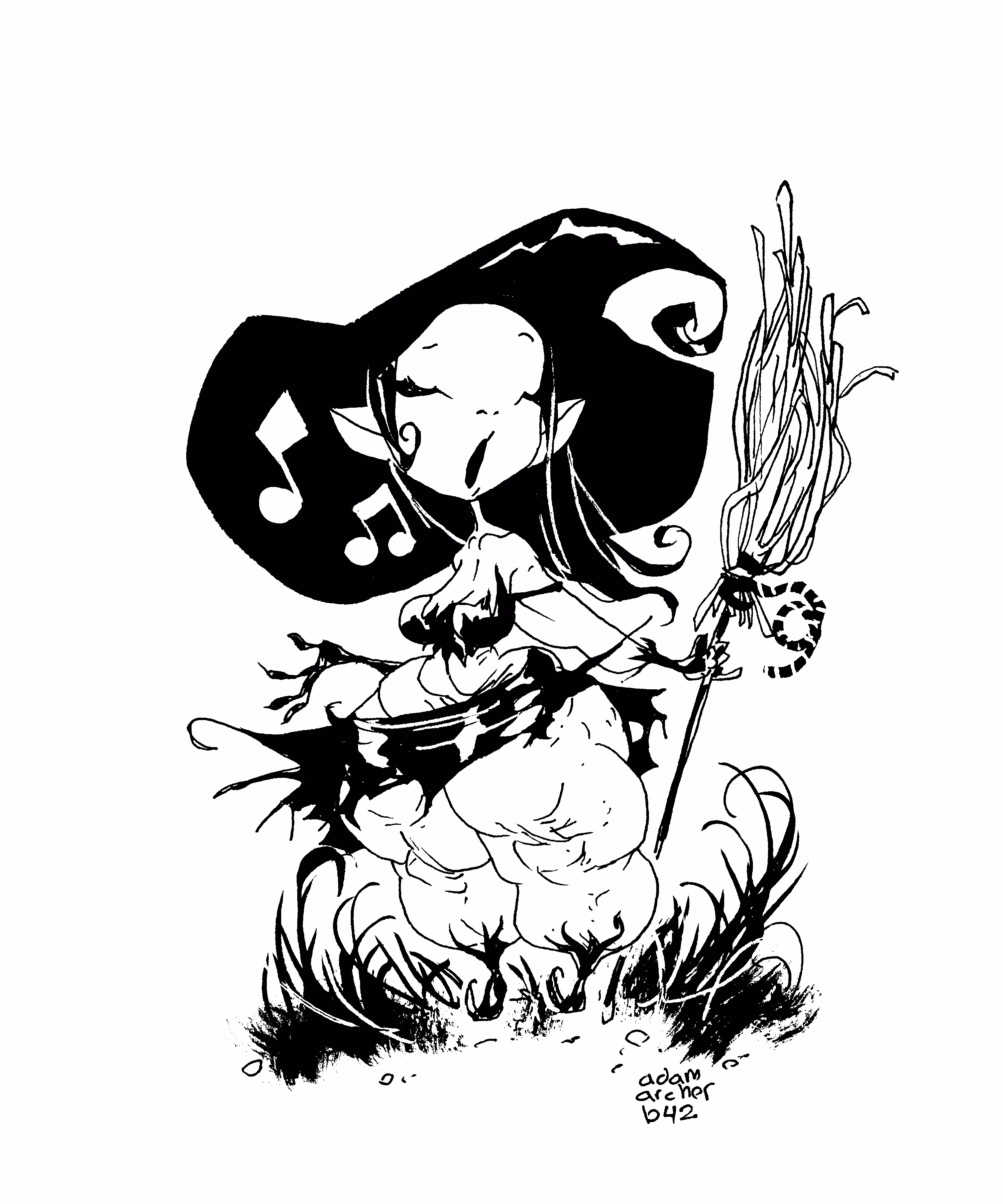 adam archer's doodles: black series 042