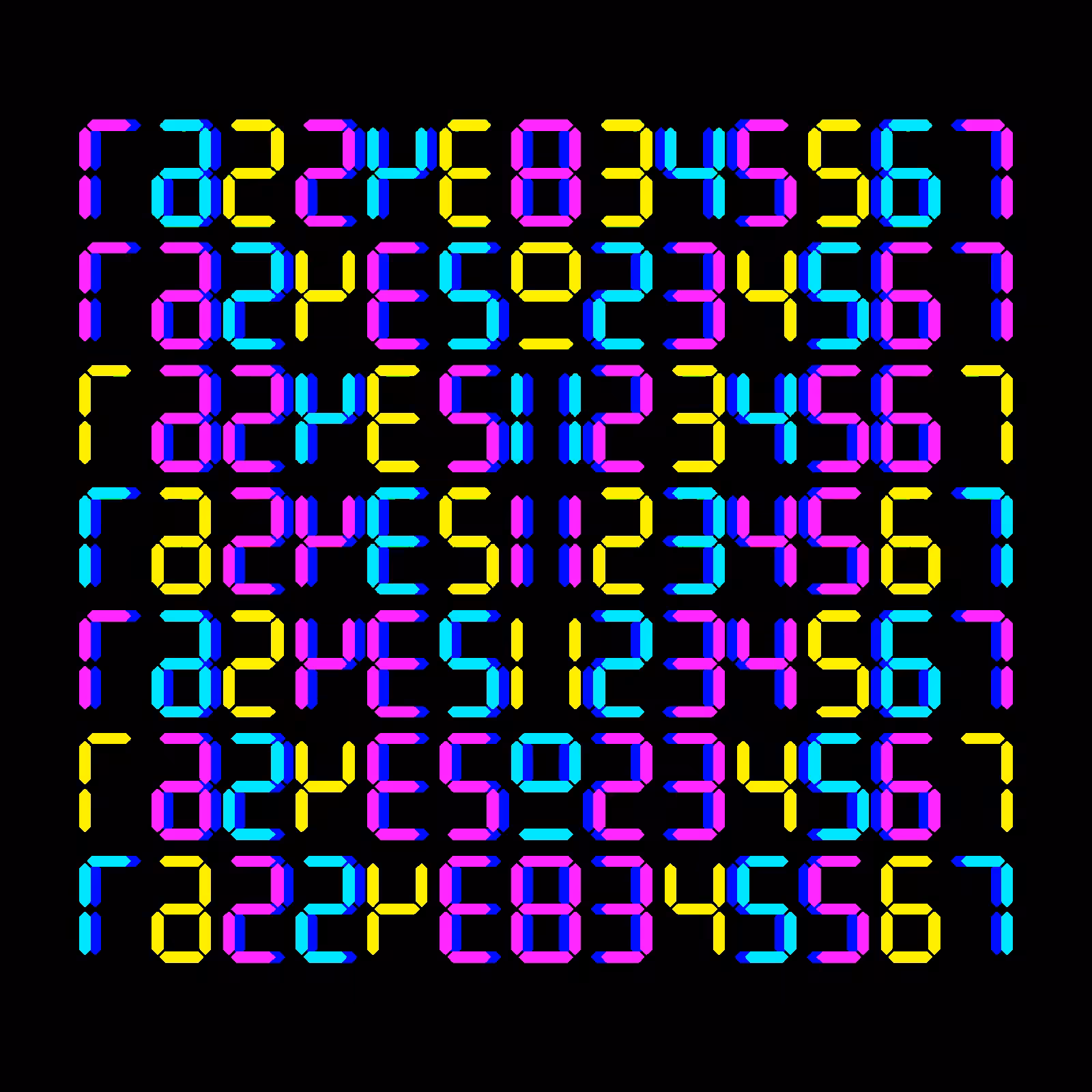 Digits #757