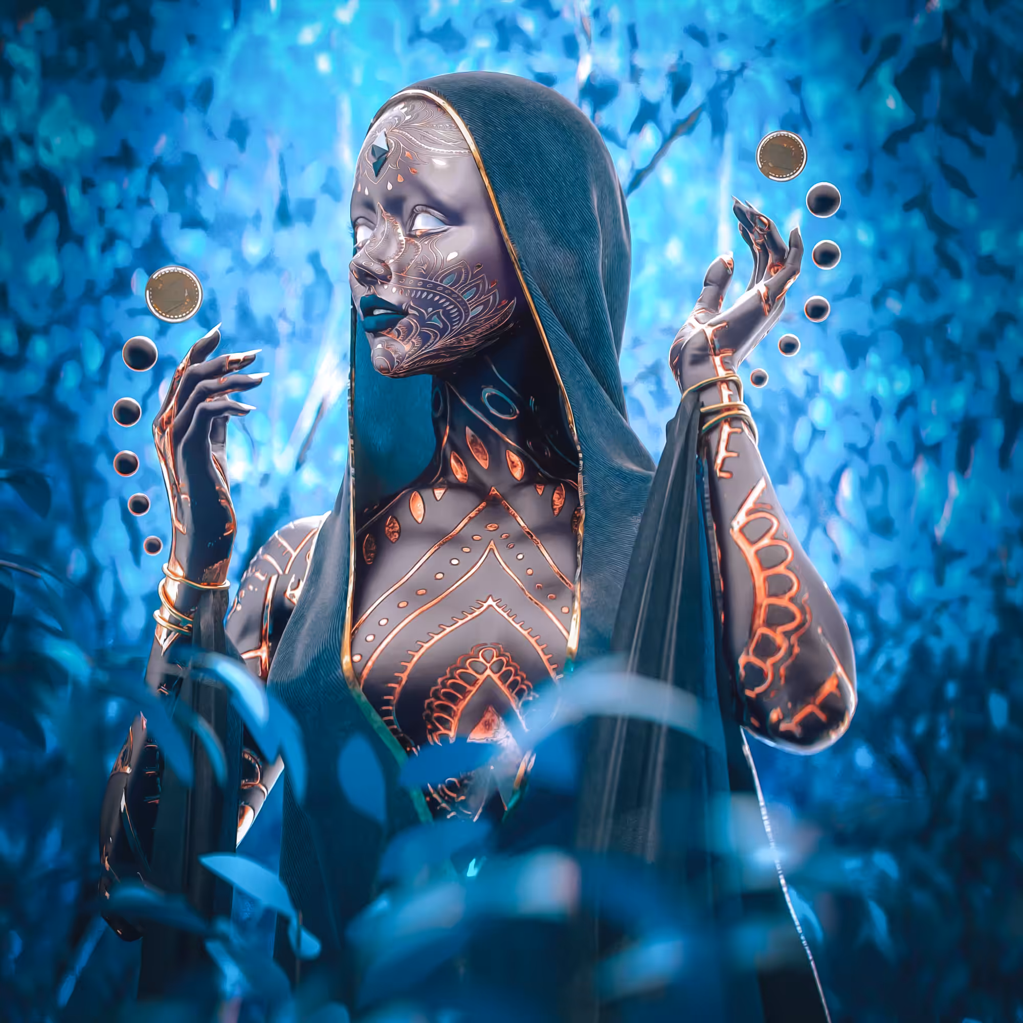 Blue mystery
