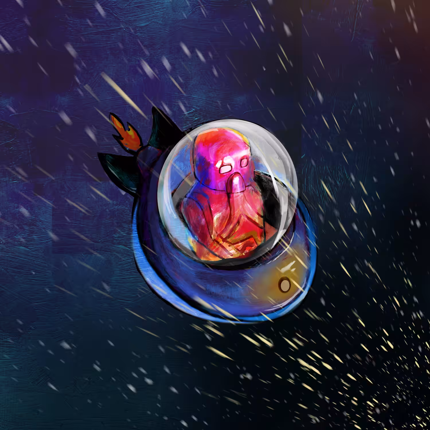 Warp Speed Bidding Red Alien
