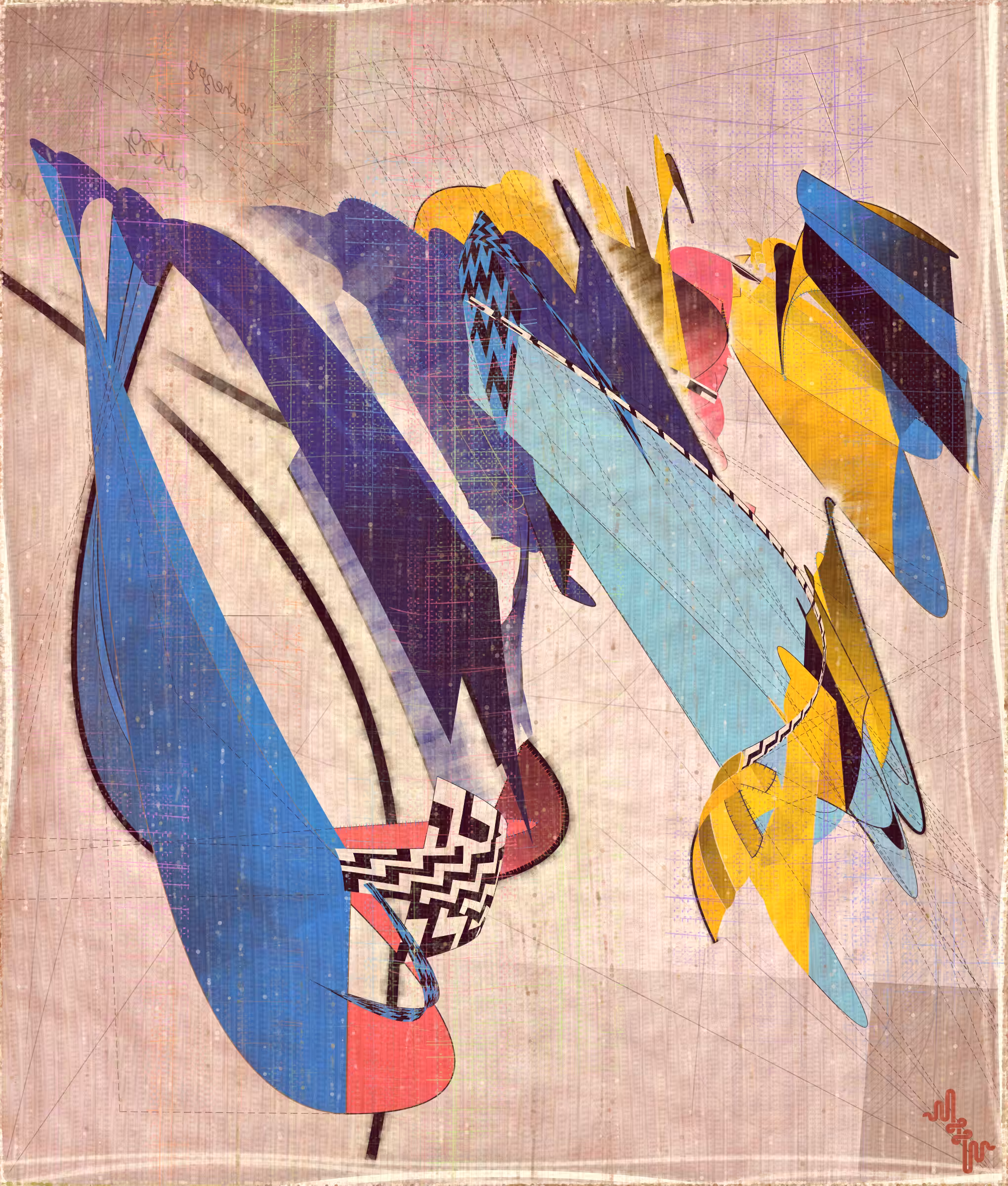 Amplitudes of Canvas #127