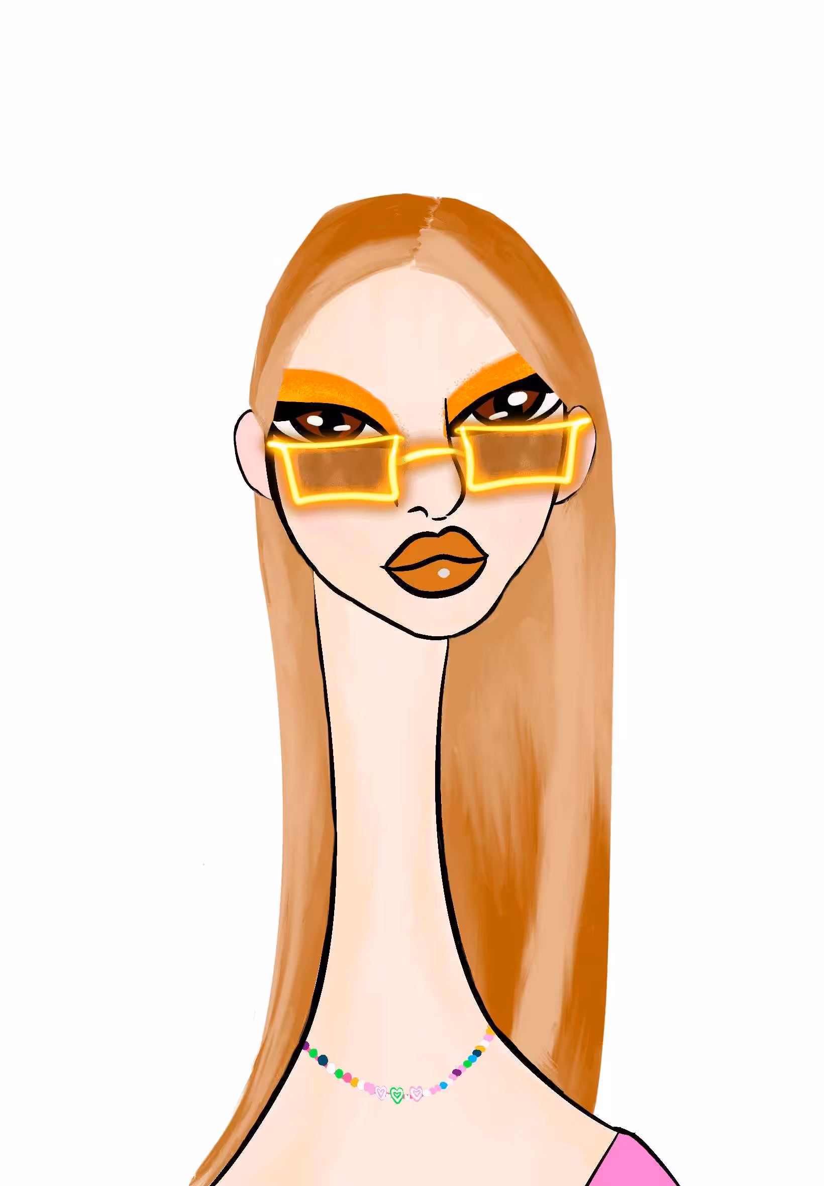 Long Neckie Ladies: Long Neckie Lady #3195