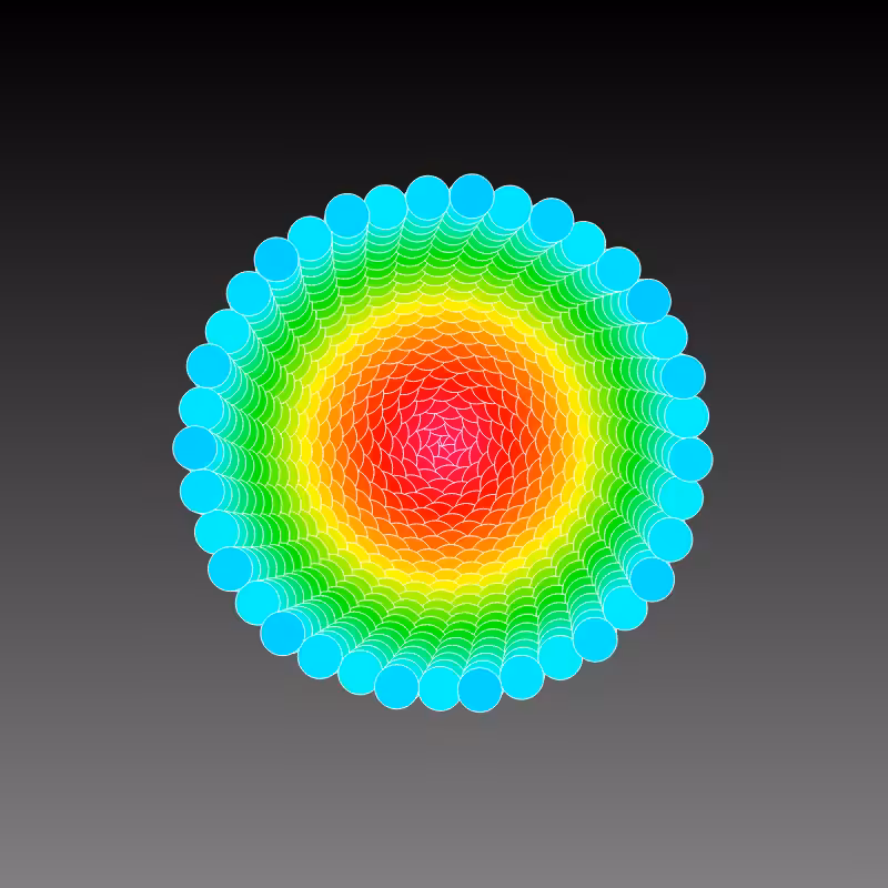RAINBOW FLOWERS #13