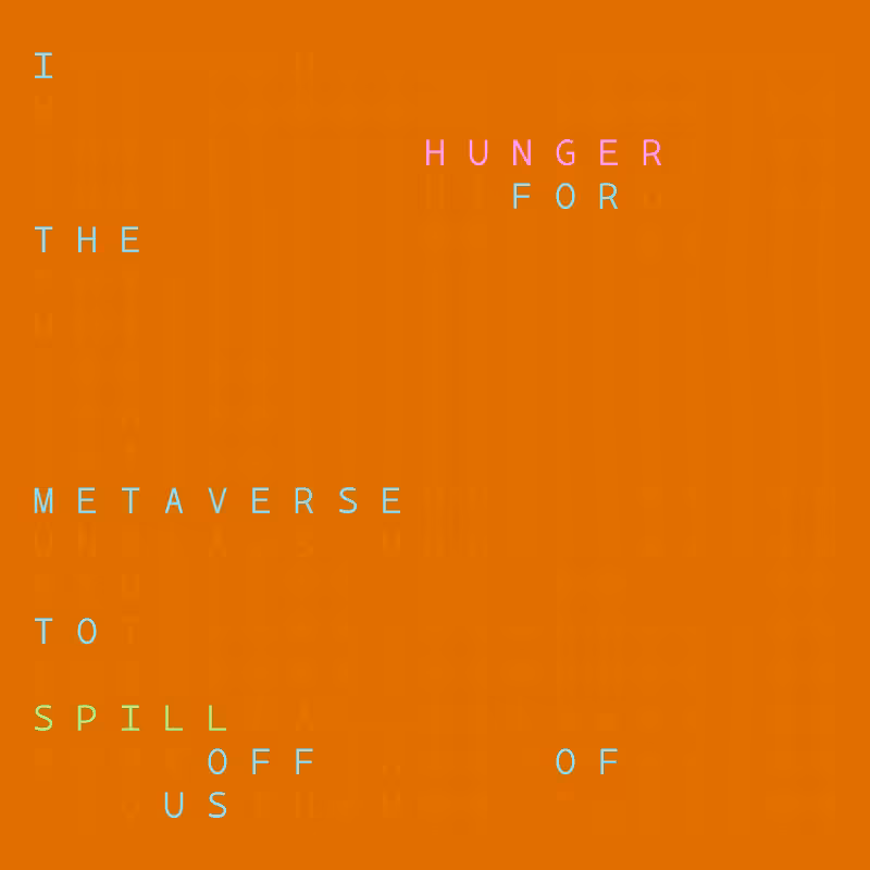 I wish for the metaverse ... #46