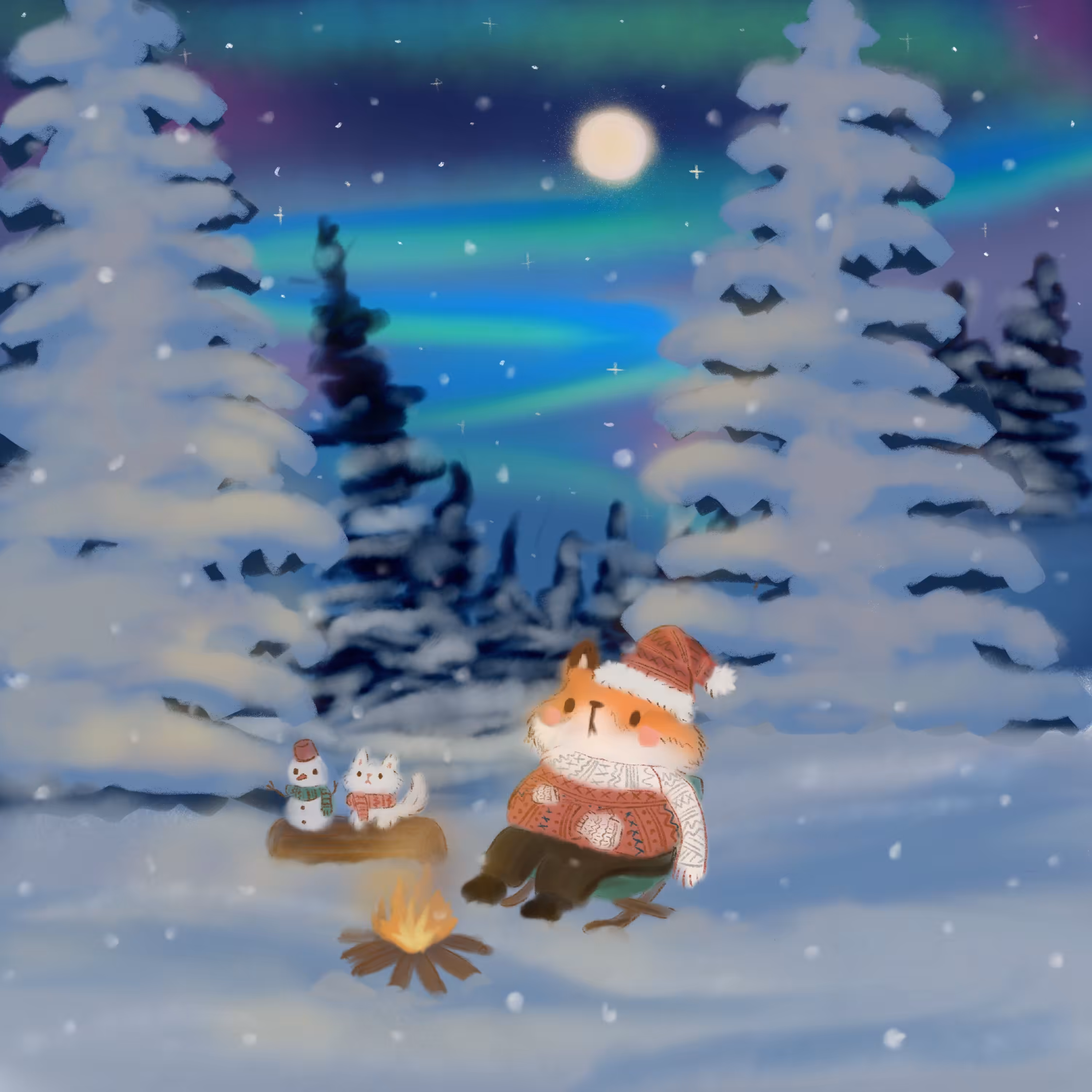 under the Aurora