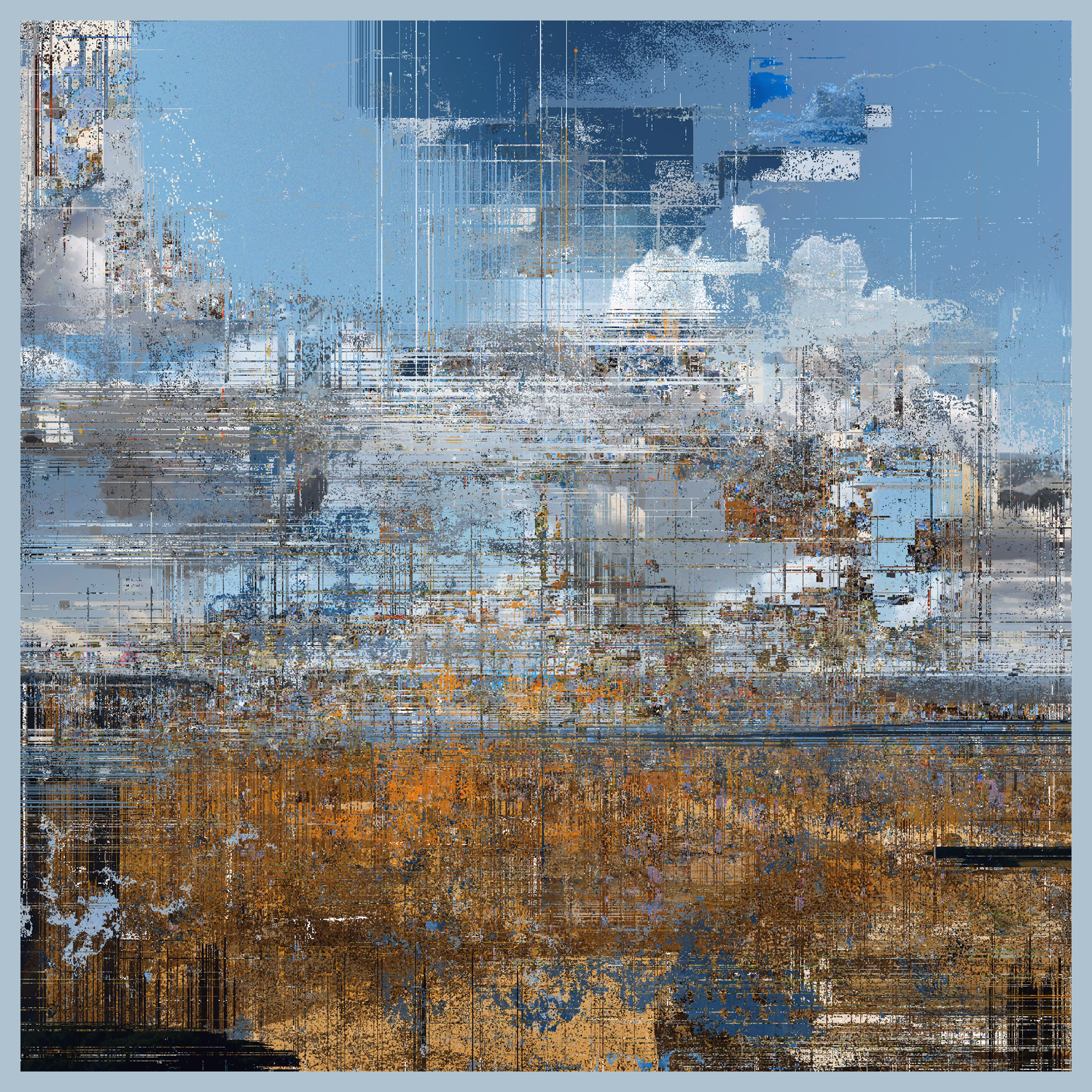 Feeling of decay or destroyed with scattered debris