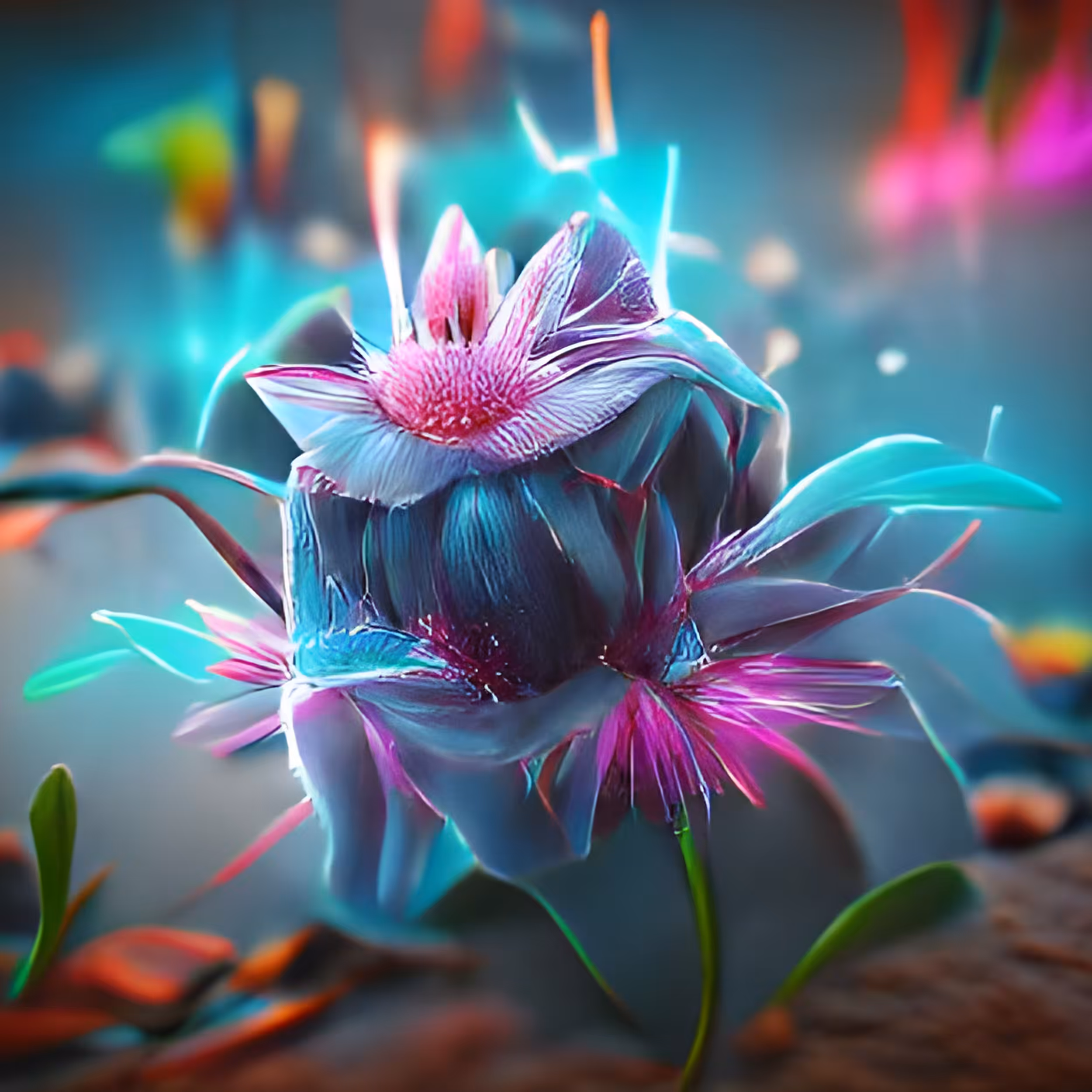Cyber florals #011 - Cloneflower