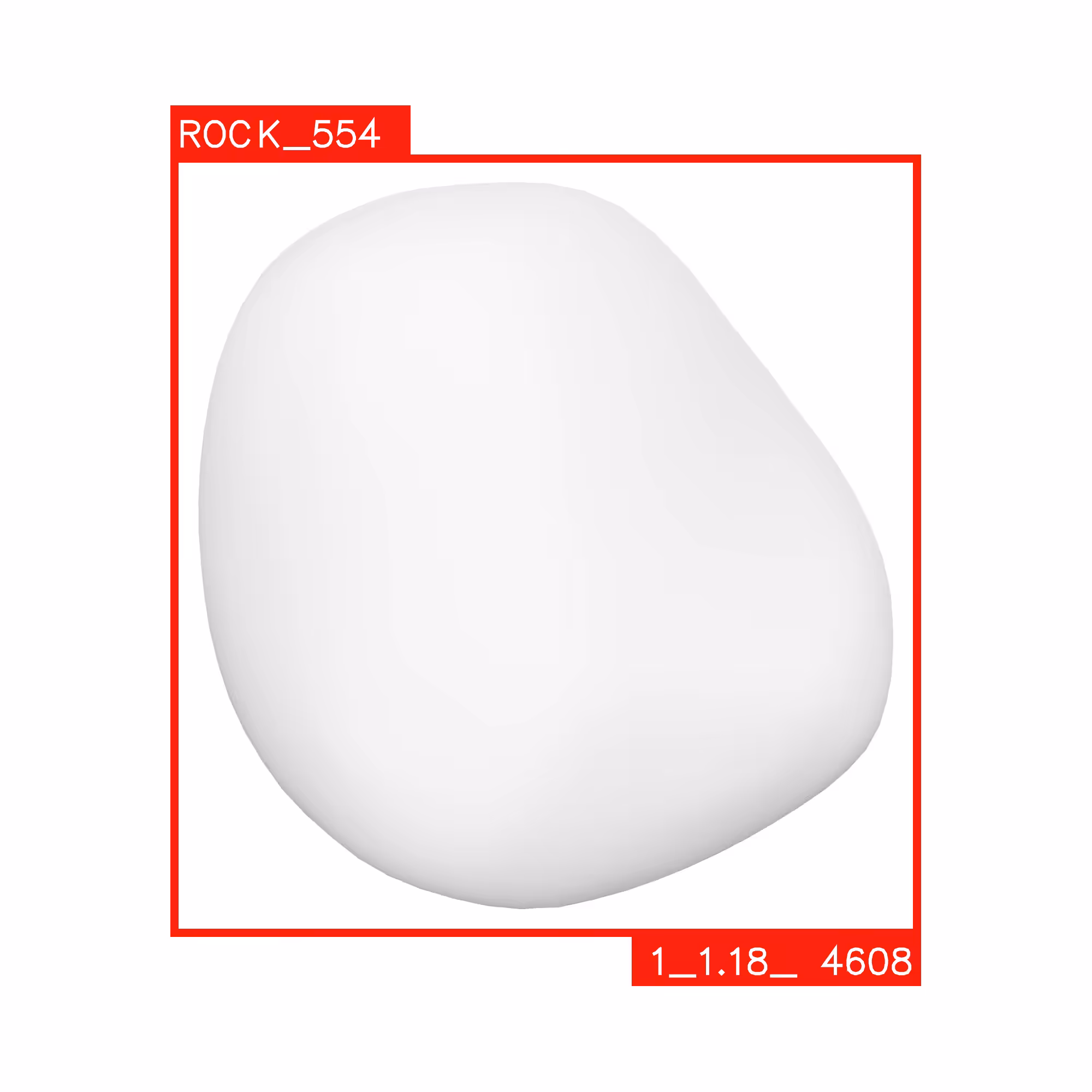 UNSHADED ROCKS: ROCK 554