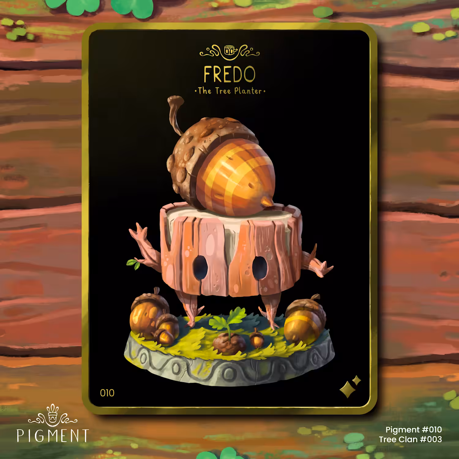 Pigment #010 Superrare, Fredo the Tree Planter