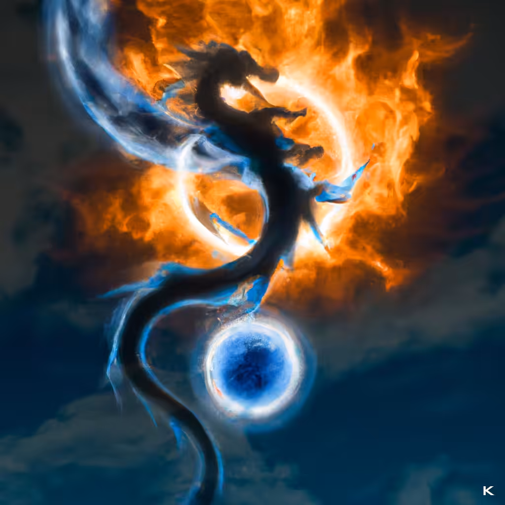 Fire and Ice Dragon