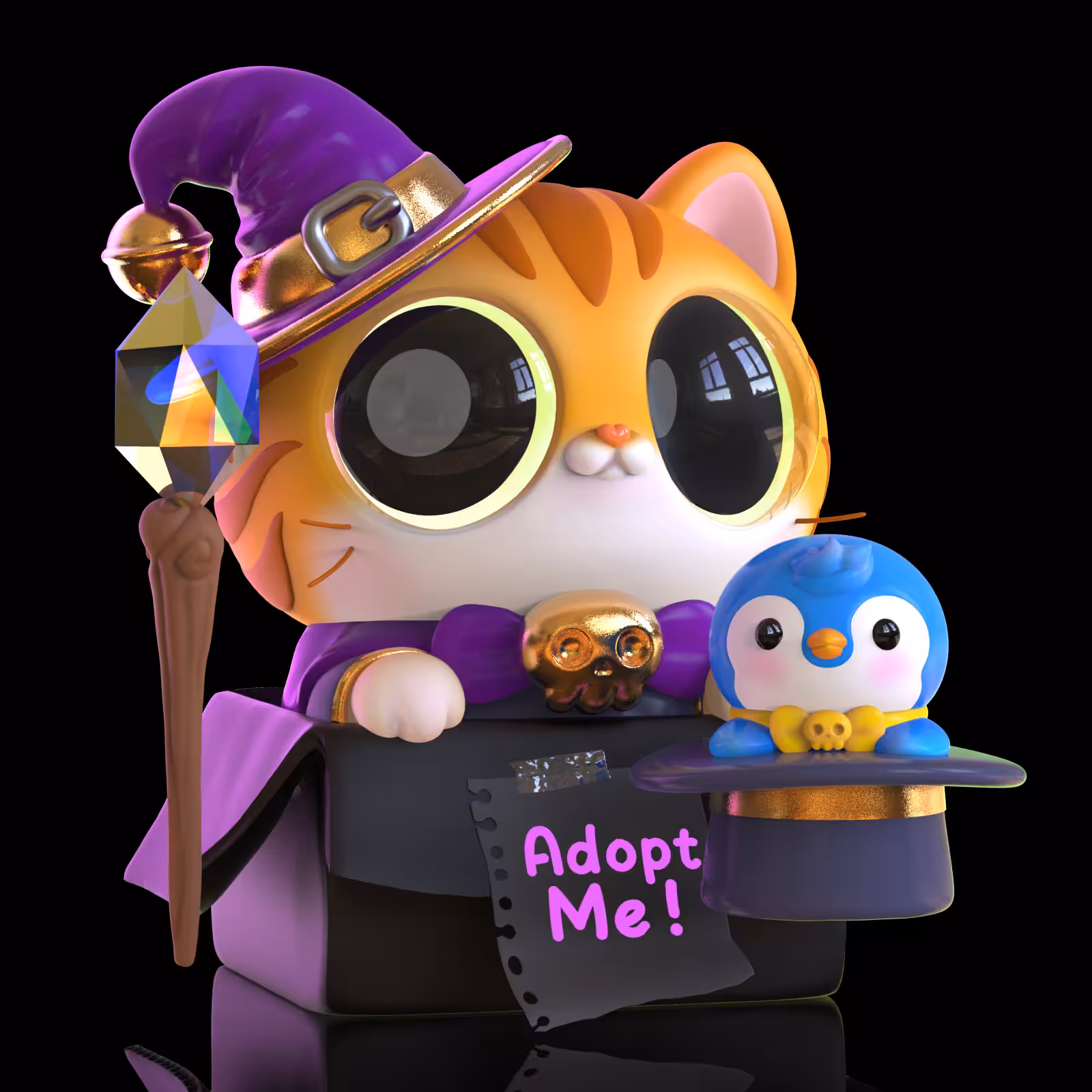 202 Orathai : Witch & Penguin